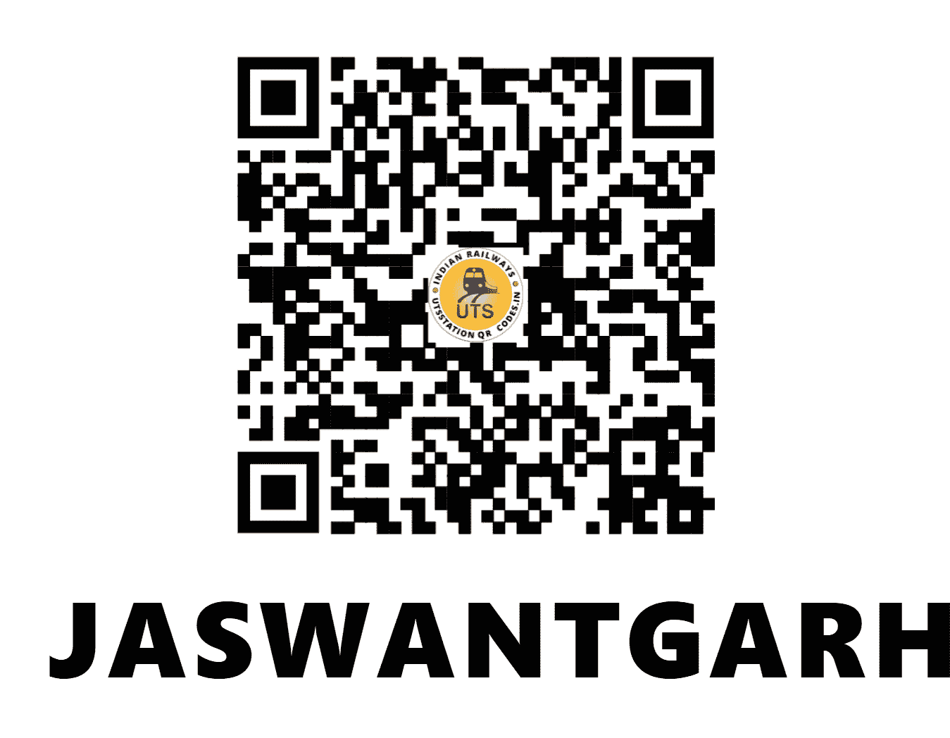 UTS QR Code for JASWANTGARH - JSH (NW - RAJASTHAN)