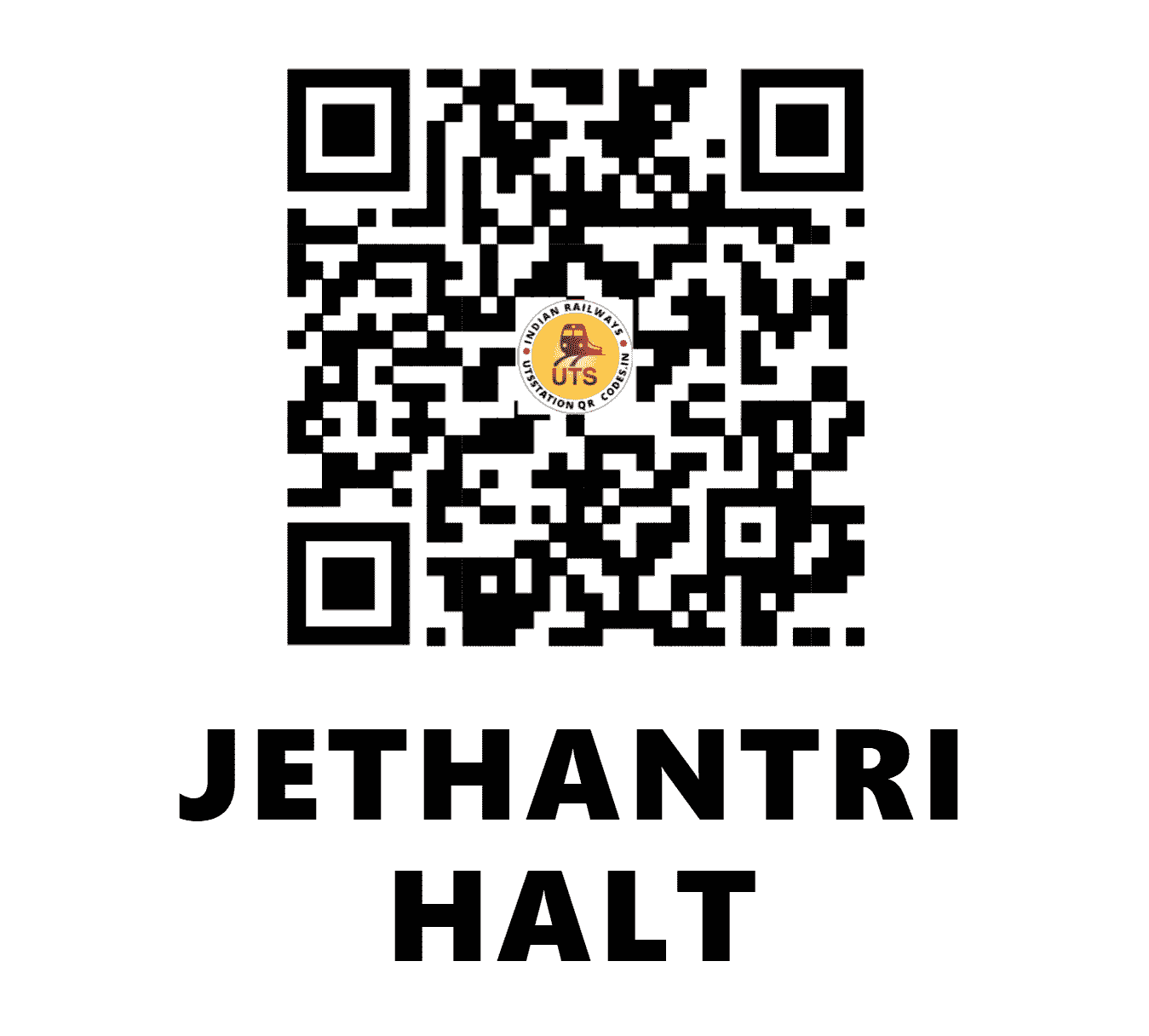 UTS QR Code for JETHANTRI HALT - JTHR (NW - RAJASTHAN)