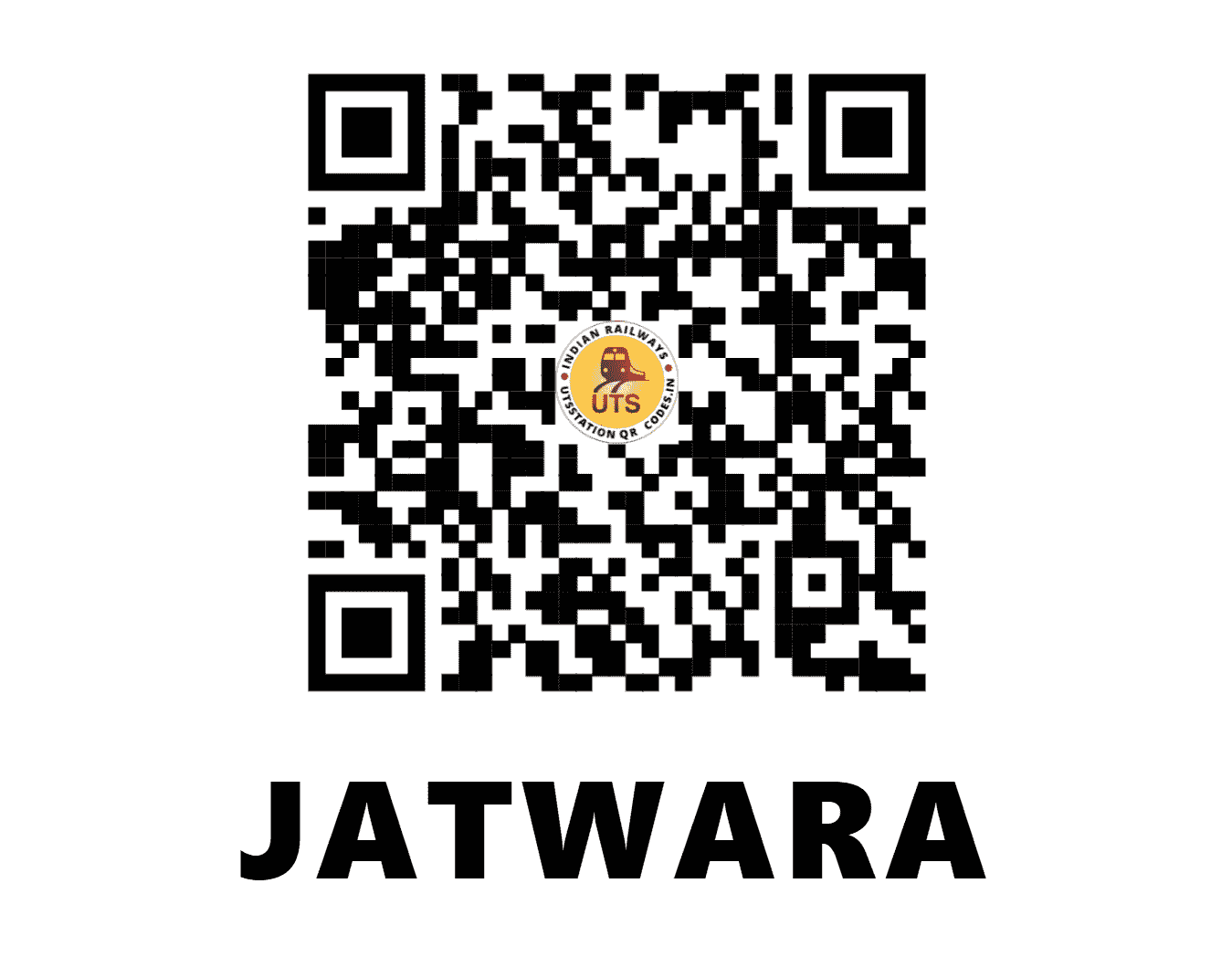 UTS QR Code for JATWARA - JW (NW - RAJASTHAN)