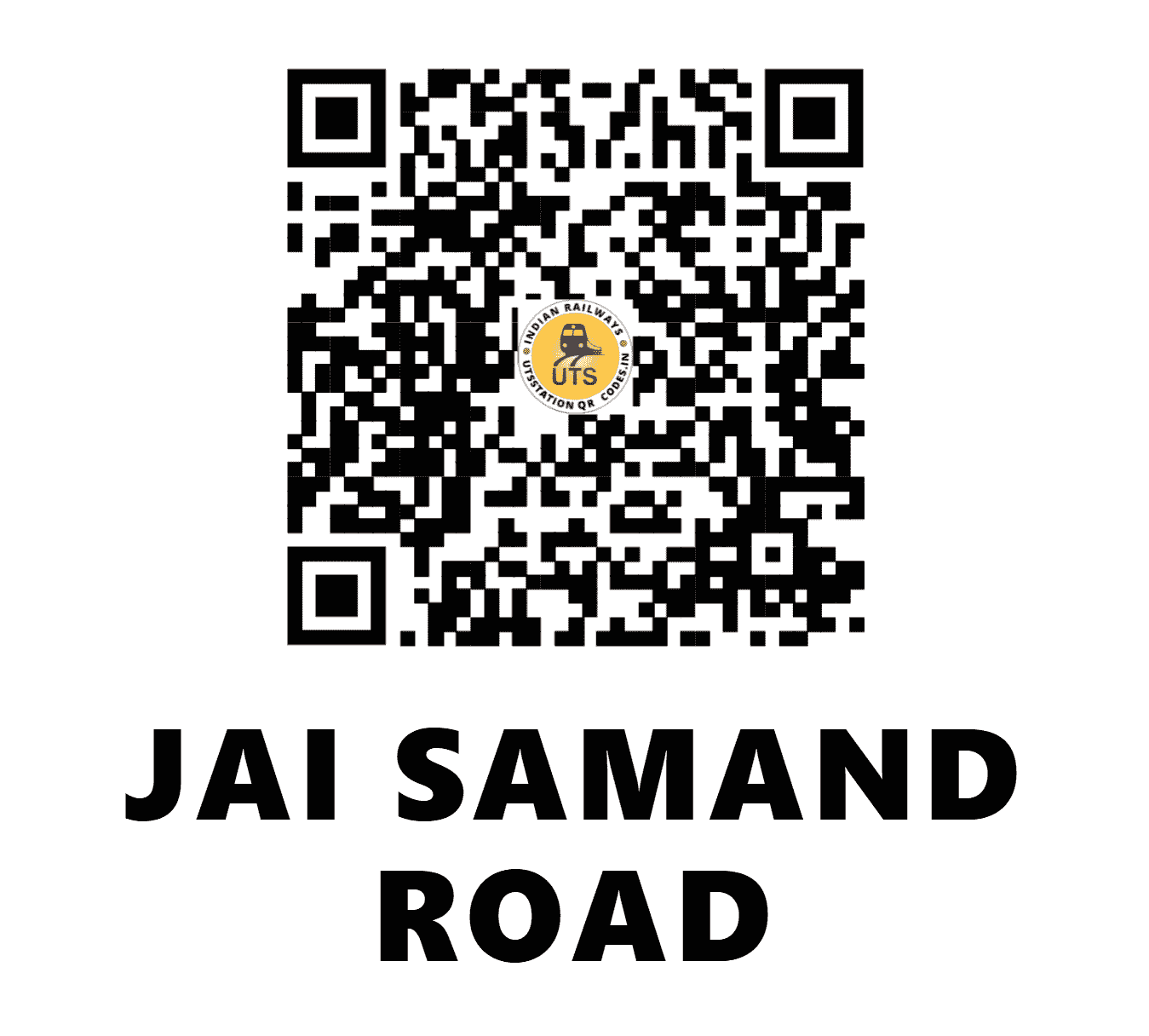 UTS QR Code for JAI SAMAND ROAD - JYM (NW - RAJASTHAN)