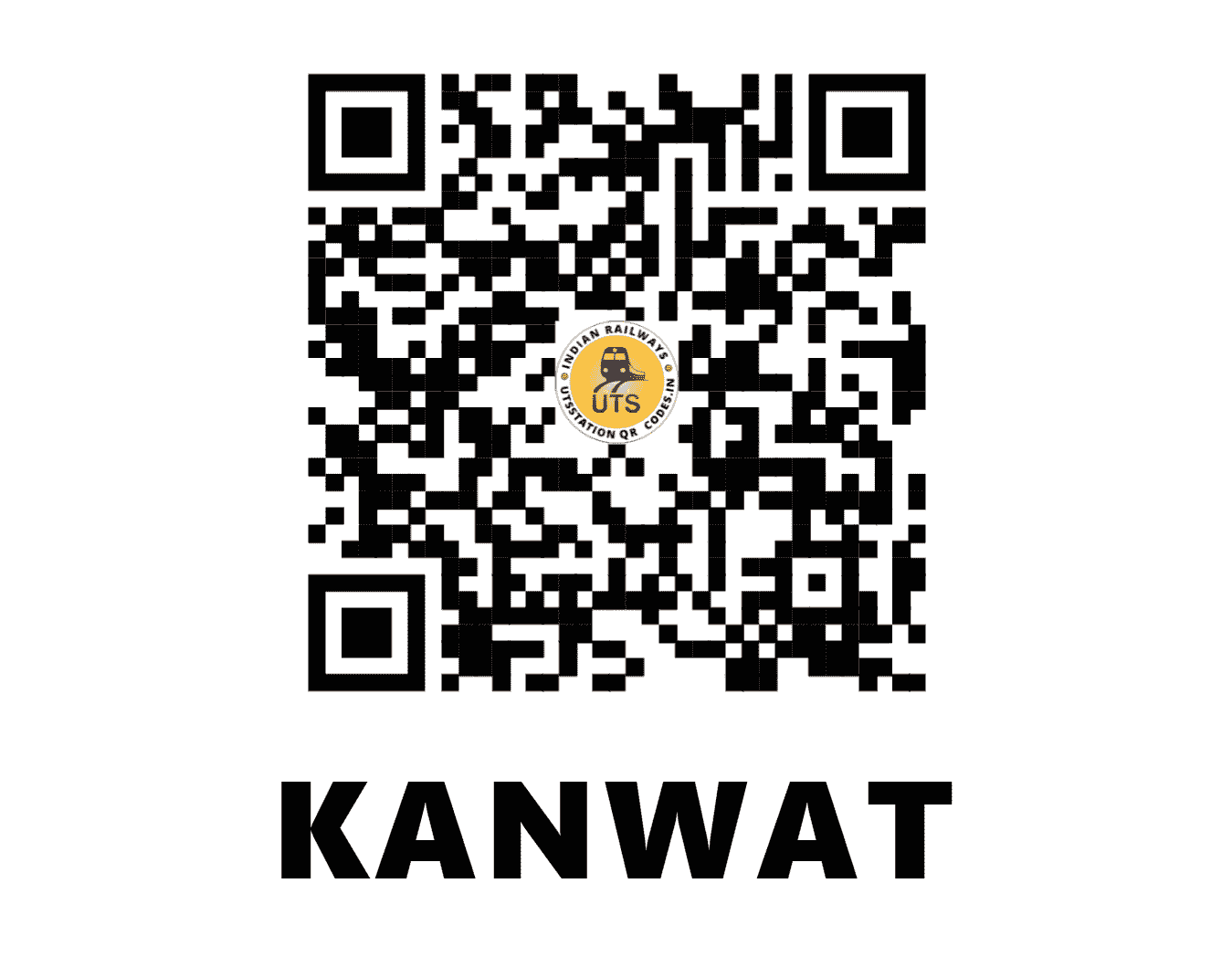 UTS QR Code for KANWAT - KAWT (NW - RAJASTHAN)