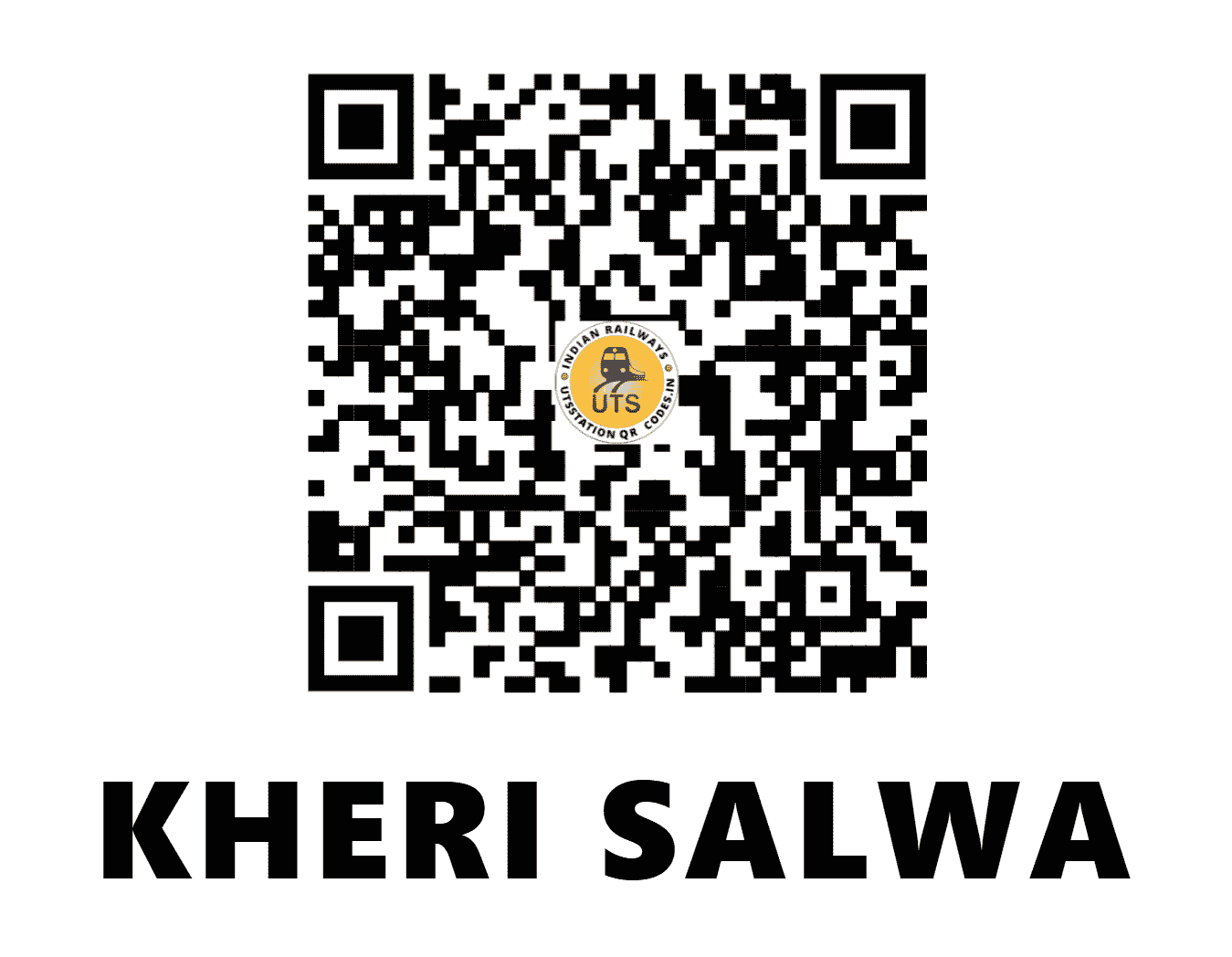 UTS QR Code for KHERI SALWA - KSW (NW - RAJASTHAN)