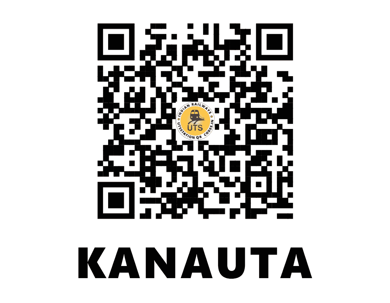 UTS QR Code for KANAUTA - KUT (NW - RAJASTHAN)
