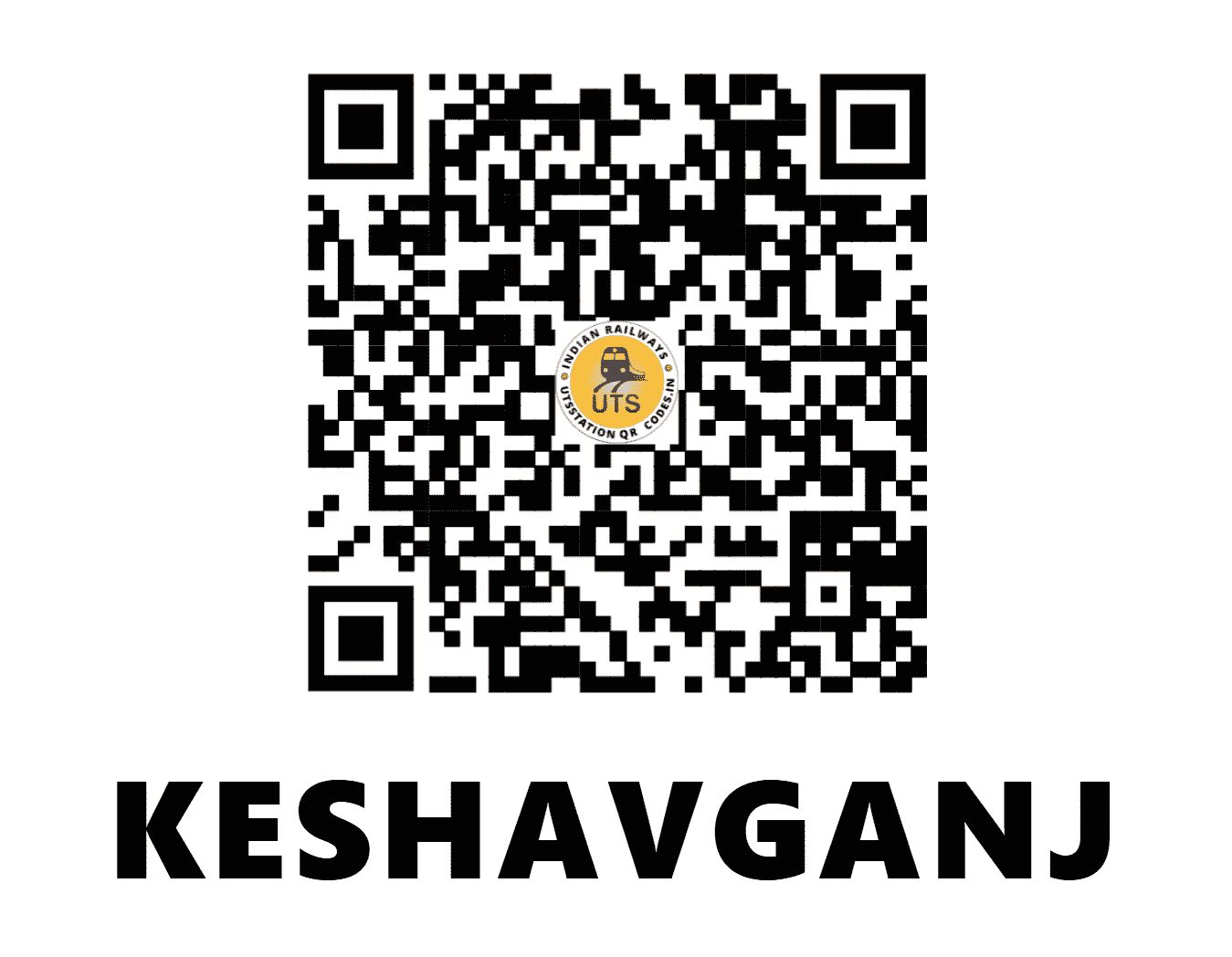 UTS QR Code for KESHAVGANJ - KVJ (NW - RAJASTHAN)