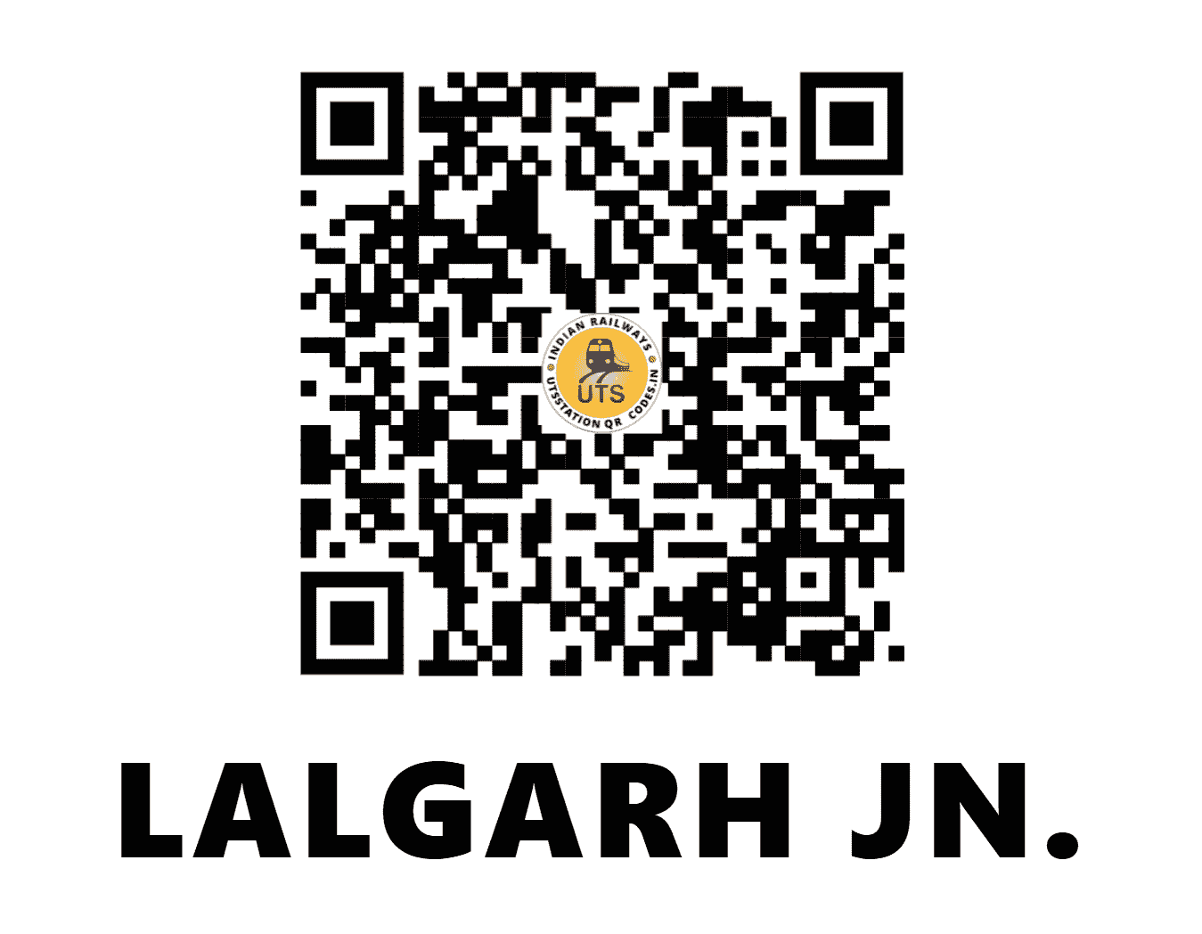 UTS QR Code for LALGARH JN. - LGH (NW - RAJASTHAN)