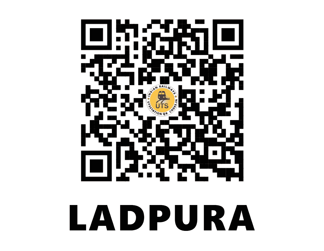 UTS QR Code for LADPURA - LR (NW - RAJASTHAN)