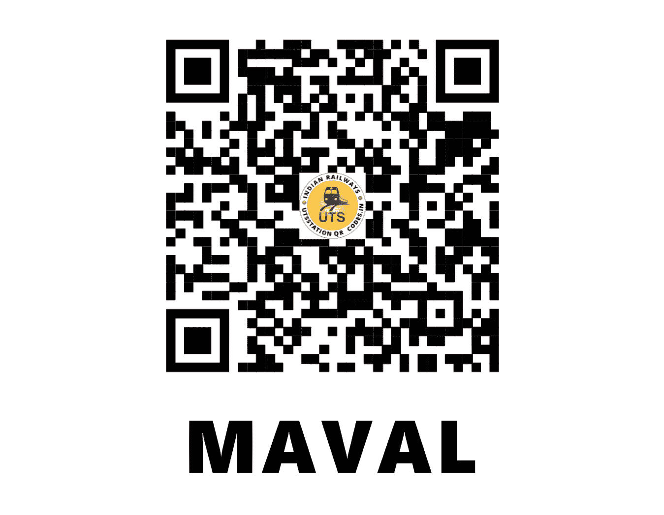 UTS QR Code for MAVAL - MAA (NW - RAJASTHAN)