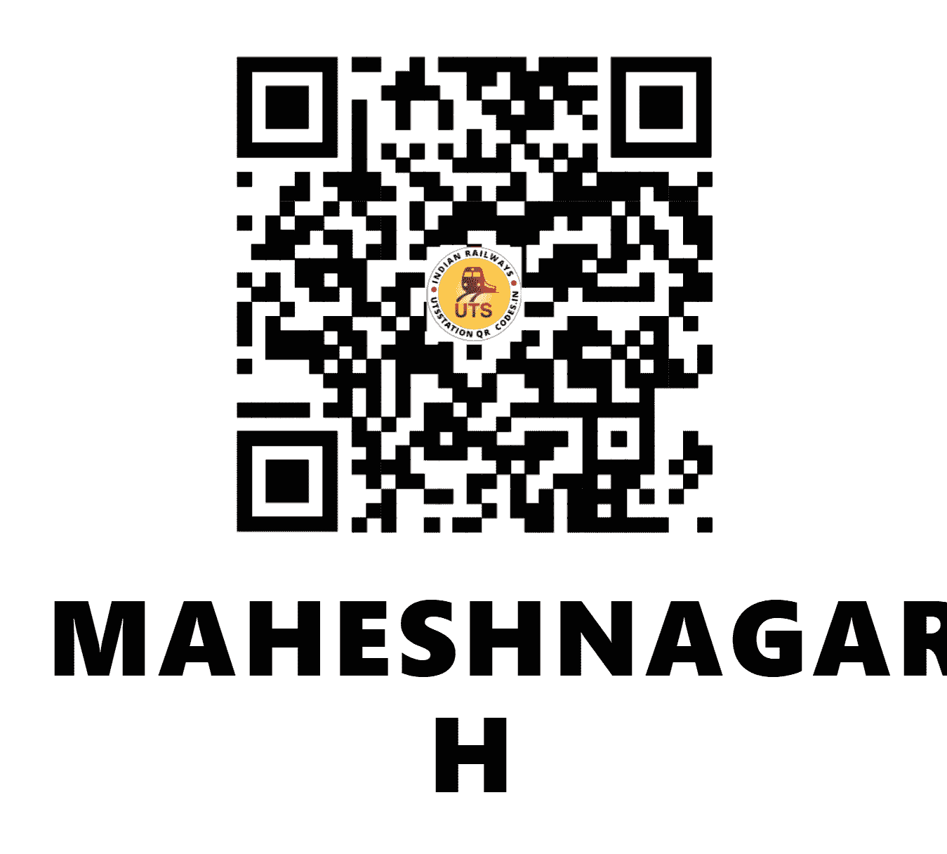 UTS QR Code for MAHESHNAGAR H - MHNR (NW - RAJASTHAN)
