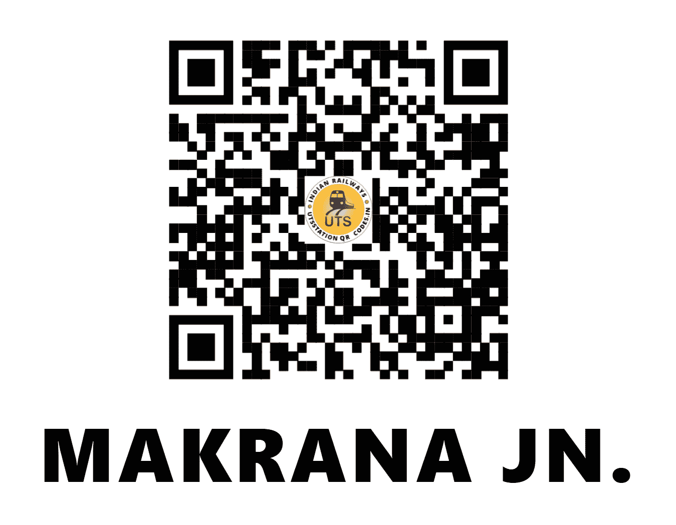 UTS QR Code for MAKRANA JN. - MKN (NW - RAJASTHAN)