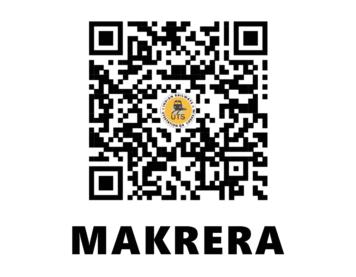UTS QR Code for MAKRERA - MKRA (NW - RAJASTHAN)