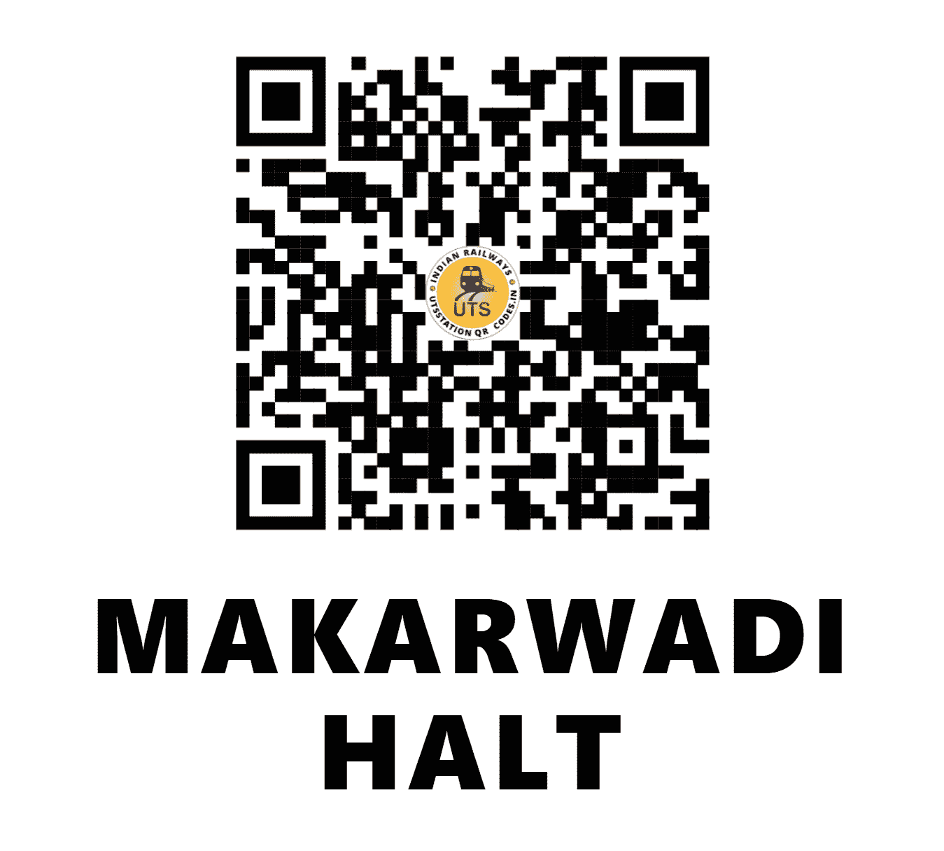 UTS QR Code for MAKARWADI HALT - MKWI (NW - RAJASTHAN)