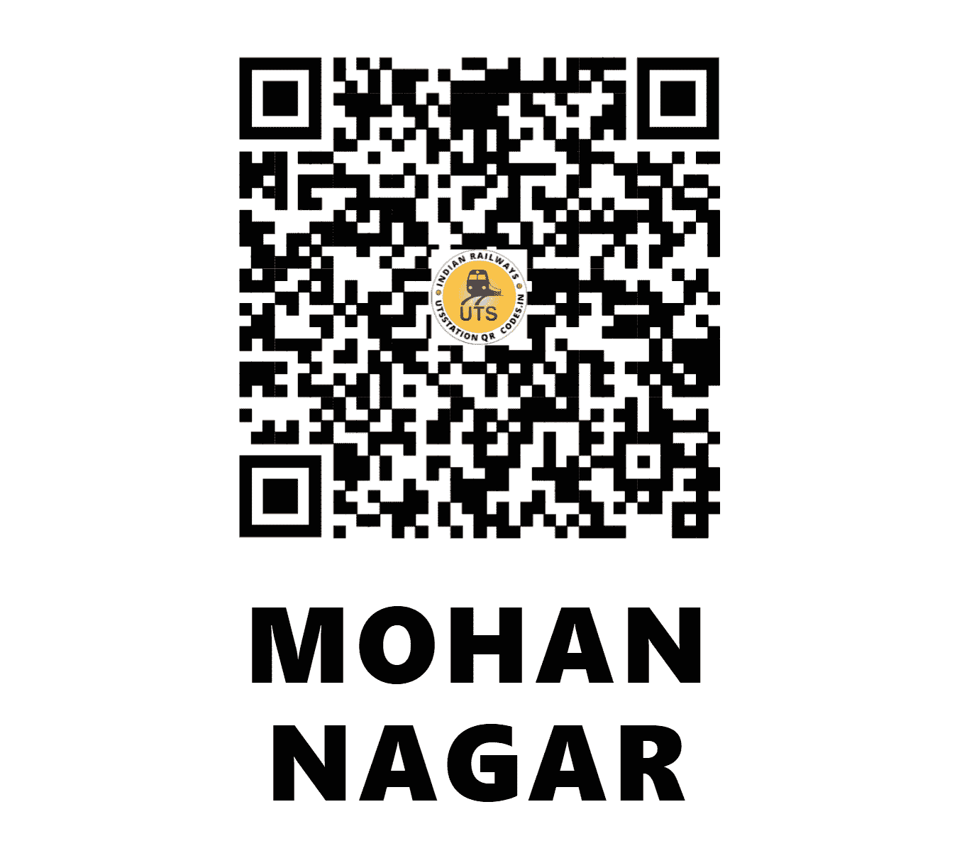 UTS QR Code for MOHAN NAGAR - MNGR (NW - RAJASTHAN)