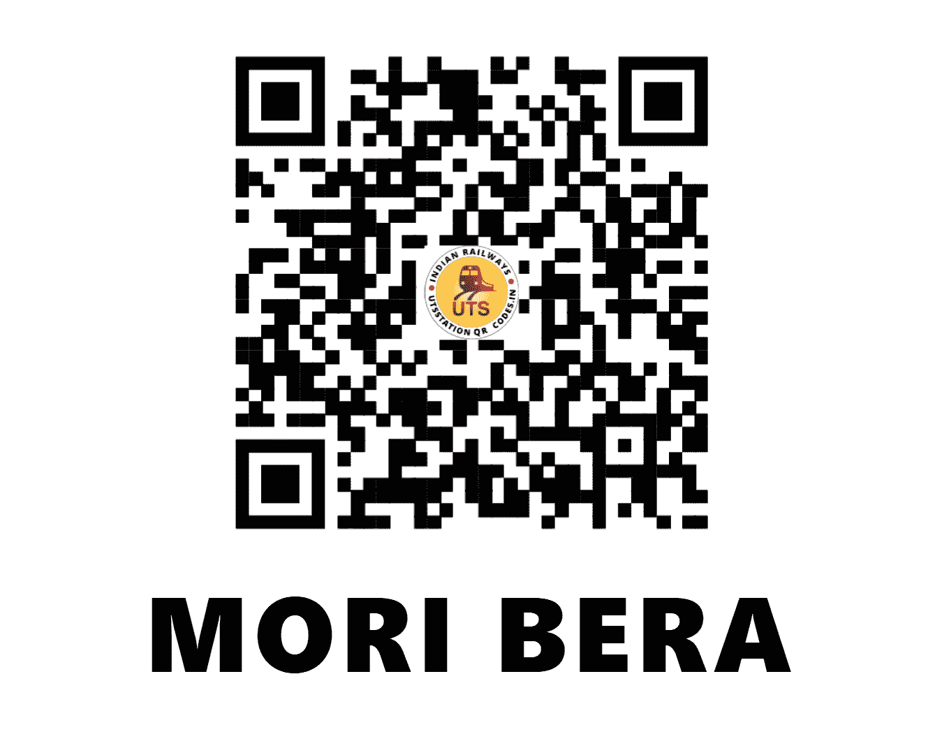UTS QR Code for MORI BERA - MOI (NW - RAJASTHAN)