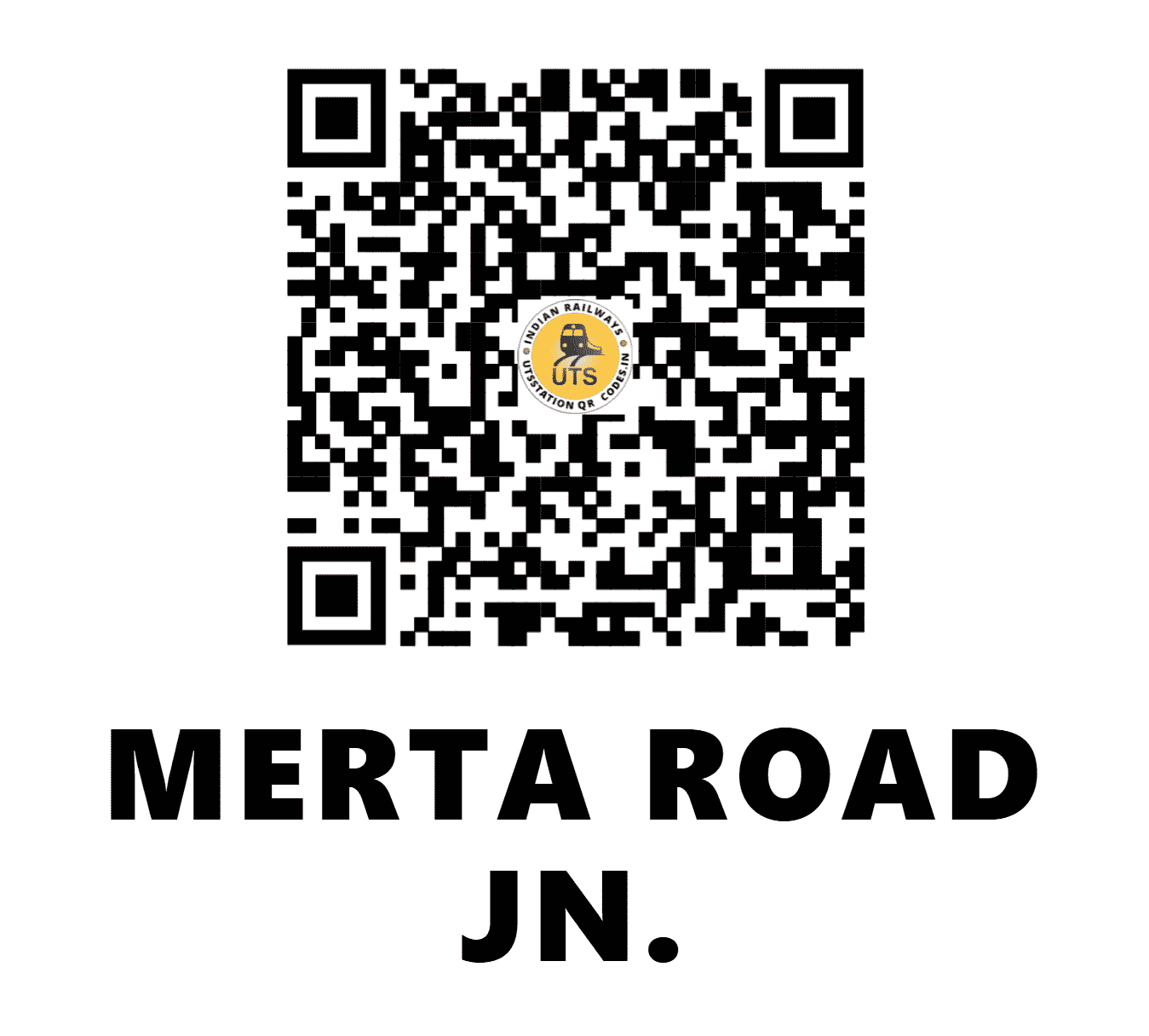 UTS QR Code for MERTA ROAD JN. - MTD (NW - RAJASTHAN)