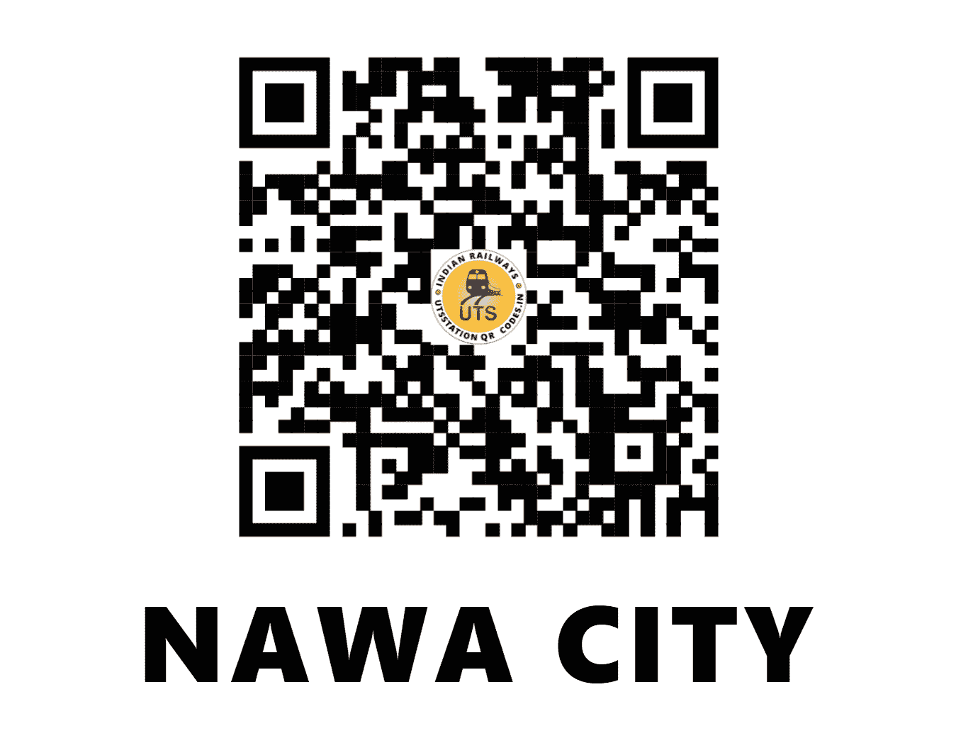 UTS QR Code for NAWA CITY - NAC (NW - RAJASTHAN)