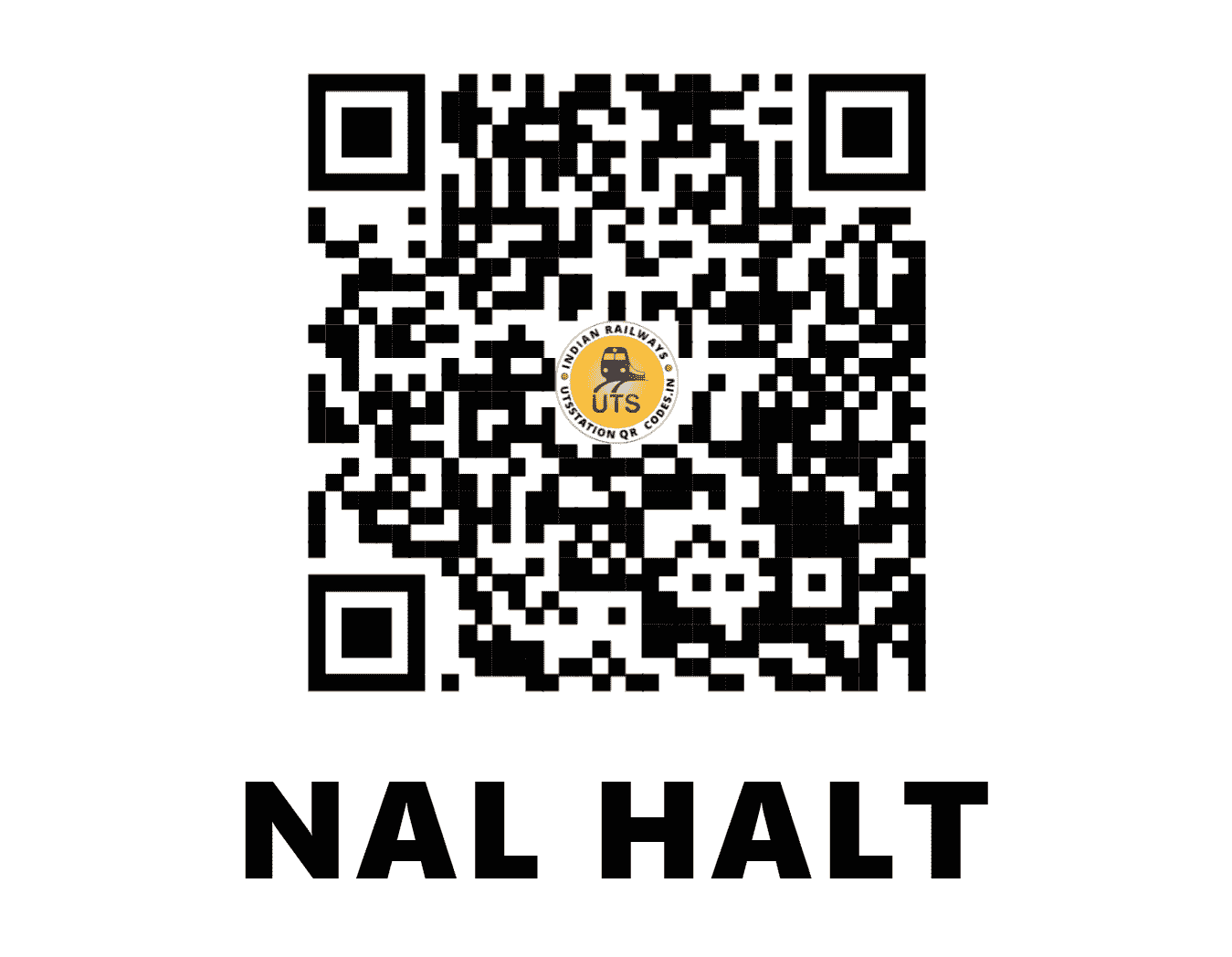 UTS QR Code for NAL HALT - NAL (NW - RAJASTHAN)