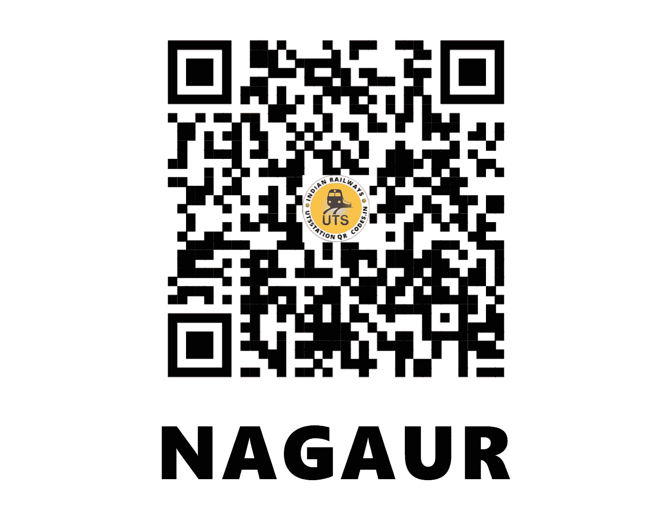 UTS QR Code for NAGAUR - NGO (NW - RAJASTHAN)