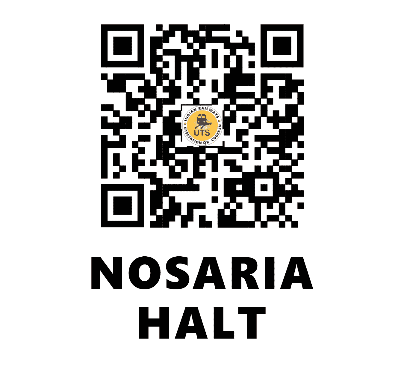 UTS QR Code for NOSARIA HALT - NOA (NW - RAJASTHAN)
