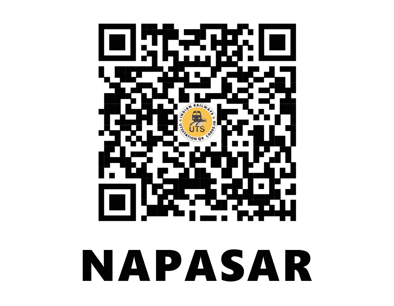 UTS QR Code for NAPASAR - NPS (NW - RAJASTHAN)