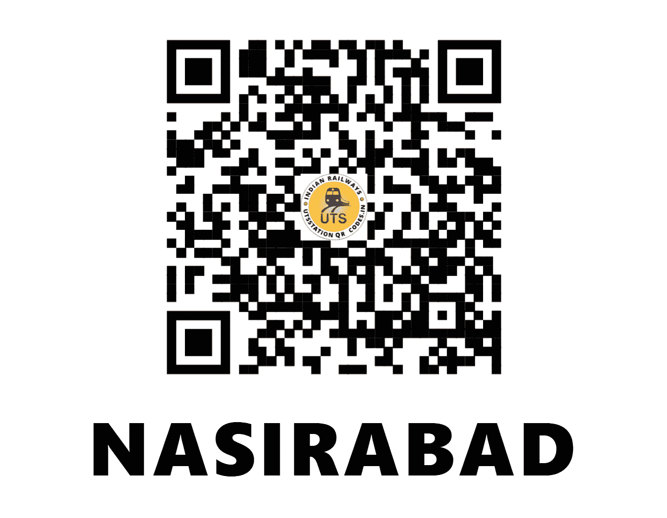 UTS QR Code for NASIRABAD - NSD (NW - RAJASTHAN)