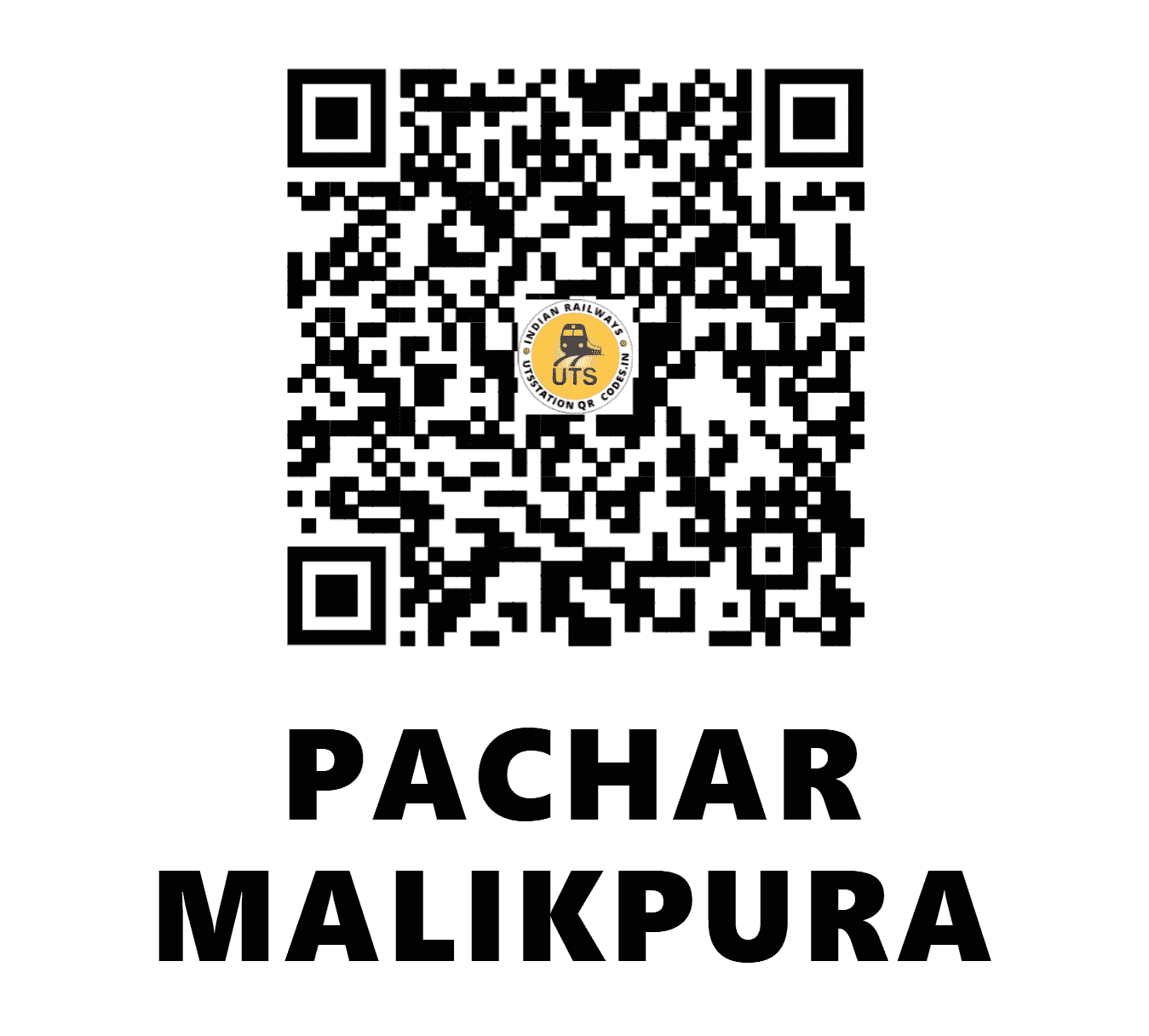 UTS QR Code for PACHAR MALIKPURA - PCMK (NW - RAJASTHAN)