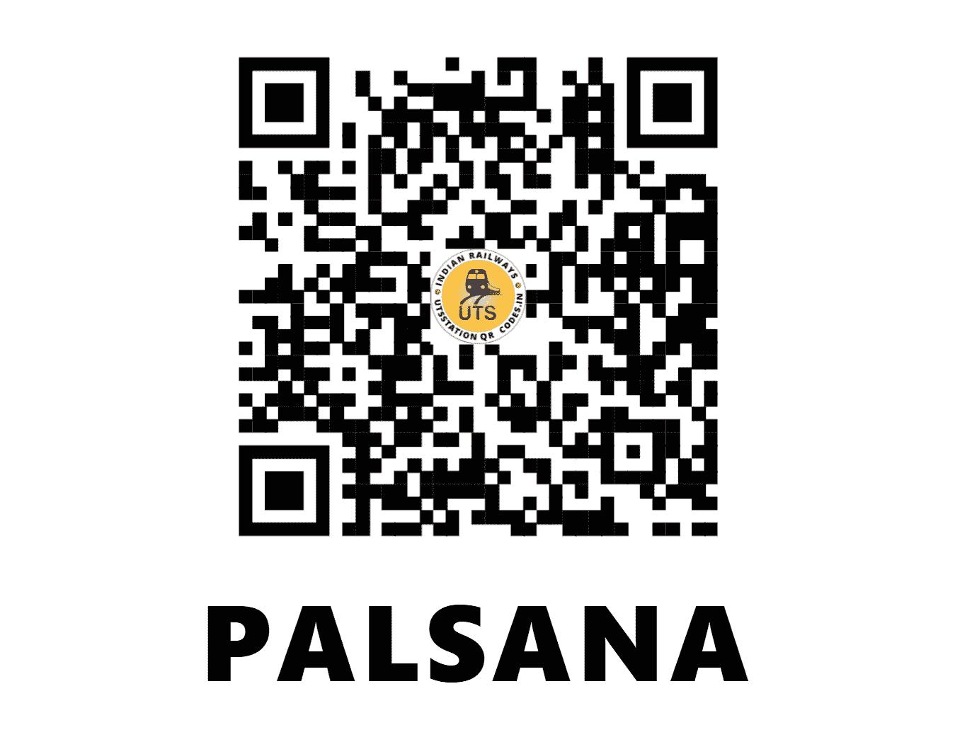 UTS QR Code for PALSANA - PLSN (NW - RAJASTHAN)