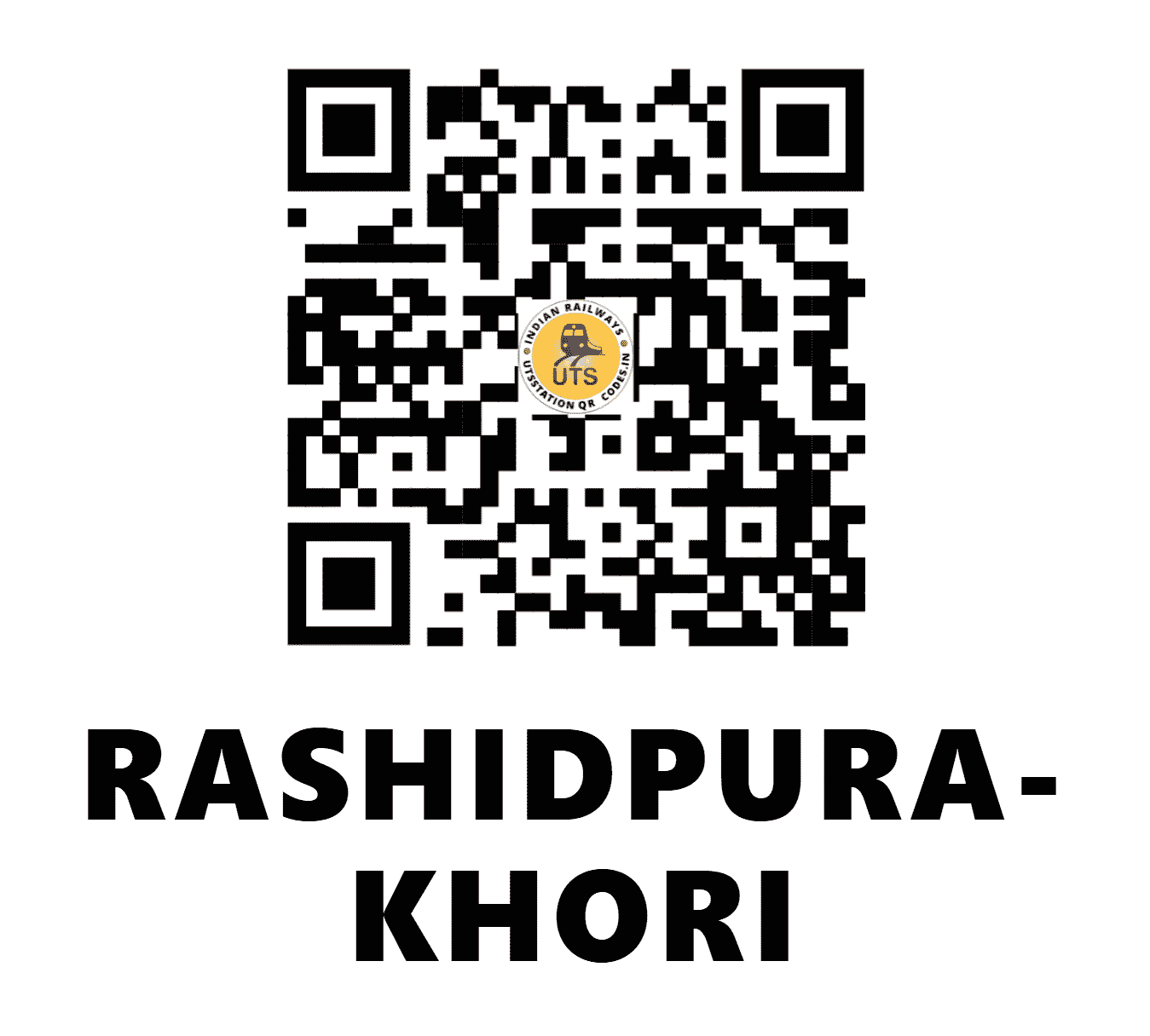 UTS QR Code for RASHIDPURA-KHORI - RDK (NW - RAJASTHAN)