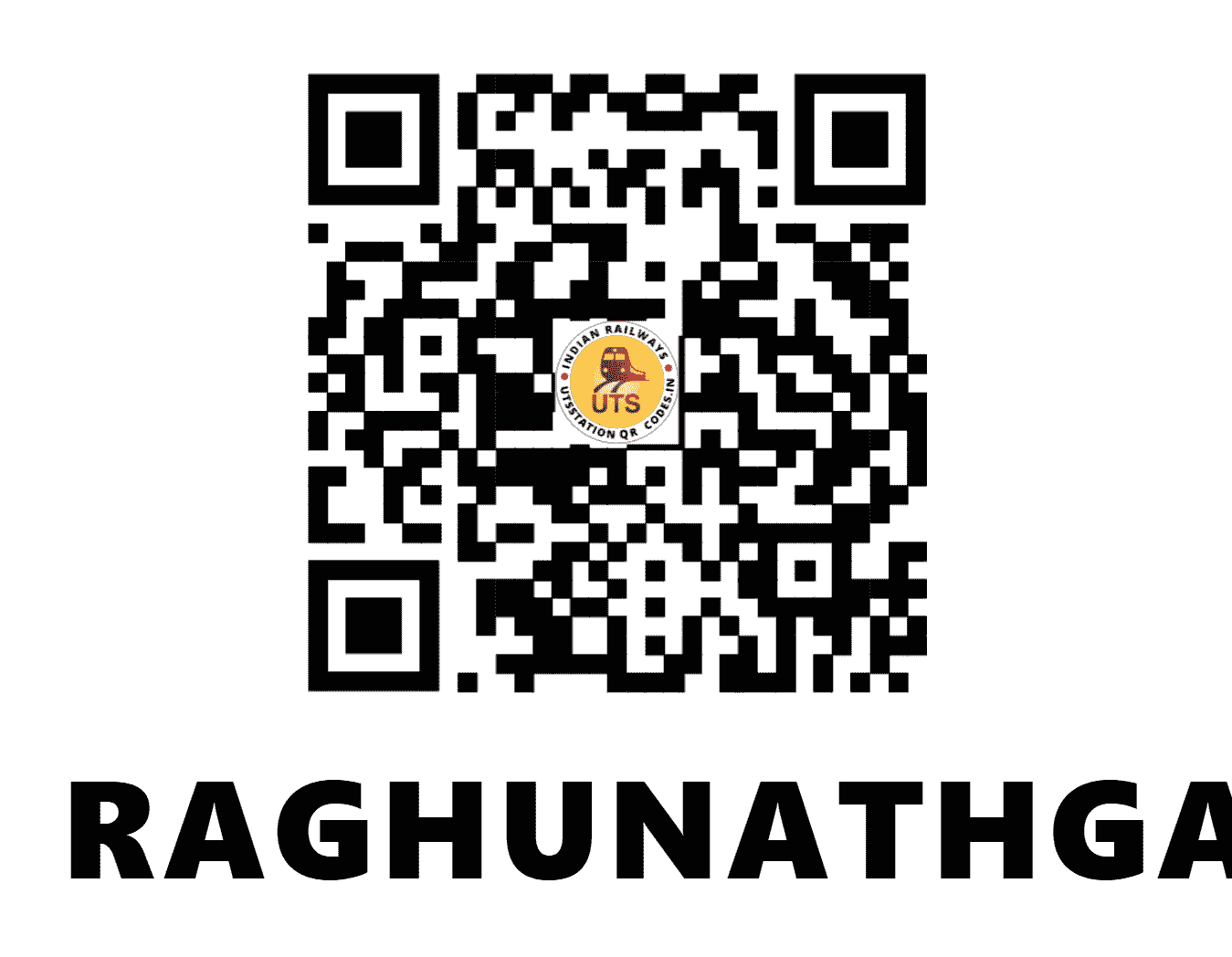 UTS QR Code for RAGHUNATHGARH - RGNH (NW - RAJASTHAN)