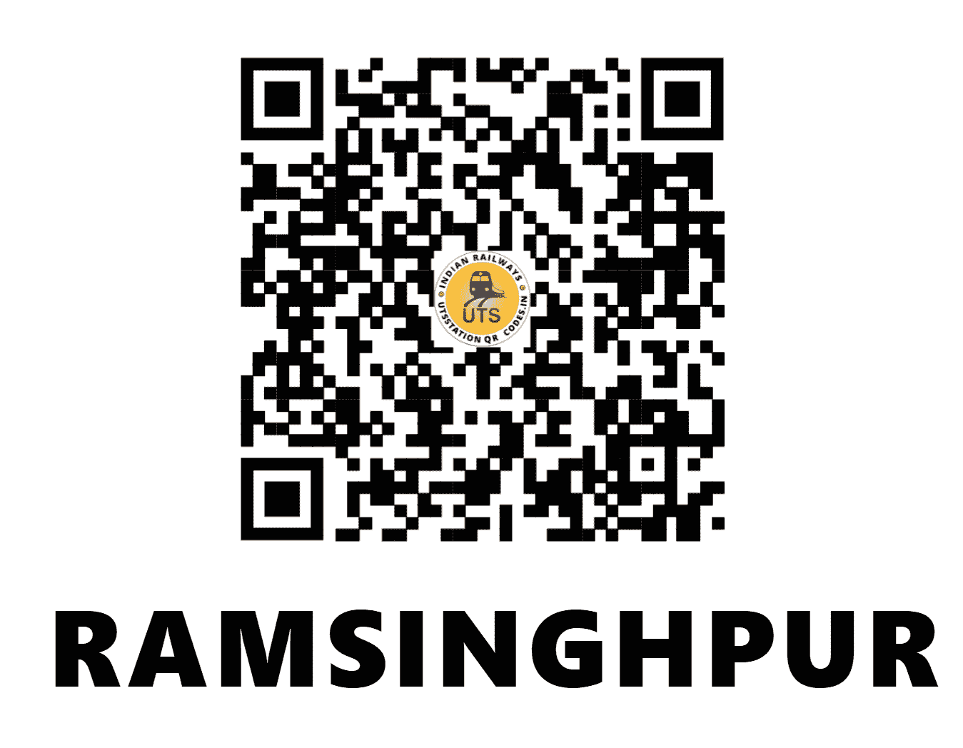 UTS QR Code for RAMSINGHPUR - RMSR (NW - RAJASTHAN)