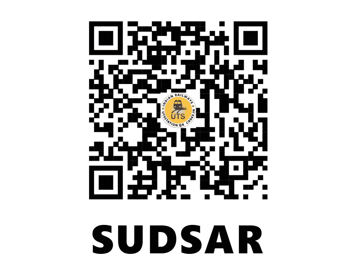 UTS QR Code for SUDSAR - SDF (NW - RAJASTHAN)