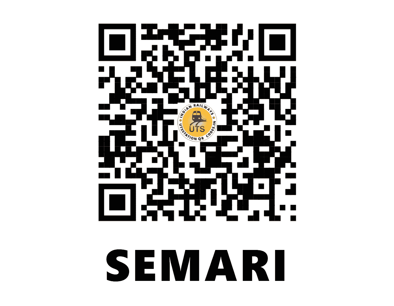UTS QR Code for SEMARI - SES (NW - RAJASTHAN)