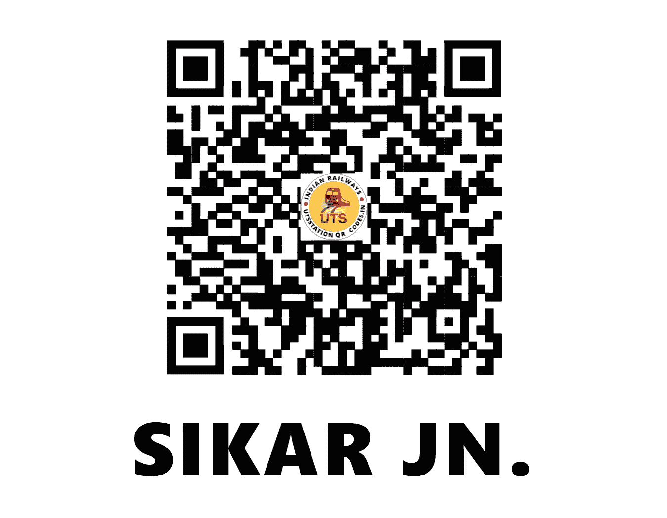 UTS QR Code for SIKAR JN. - SIKR (NW - RAJASTHAN)