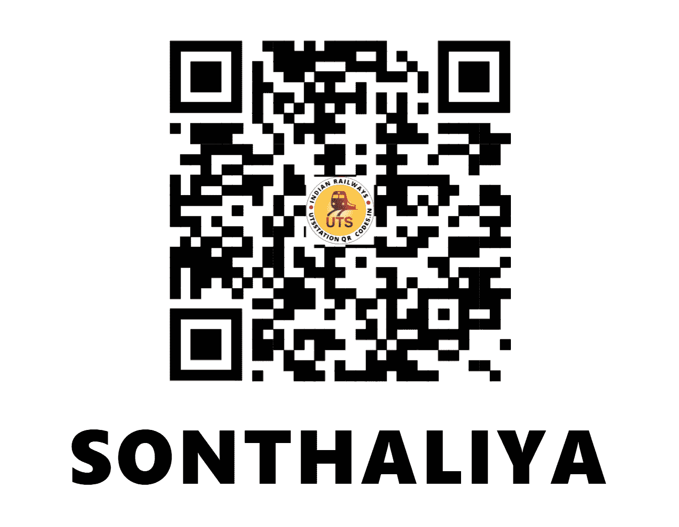 UTS QR Code for SONTHALIYA - SNTH (NW - RAJASTHAN)