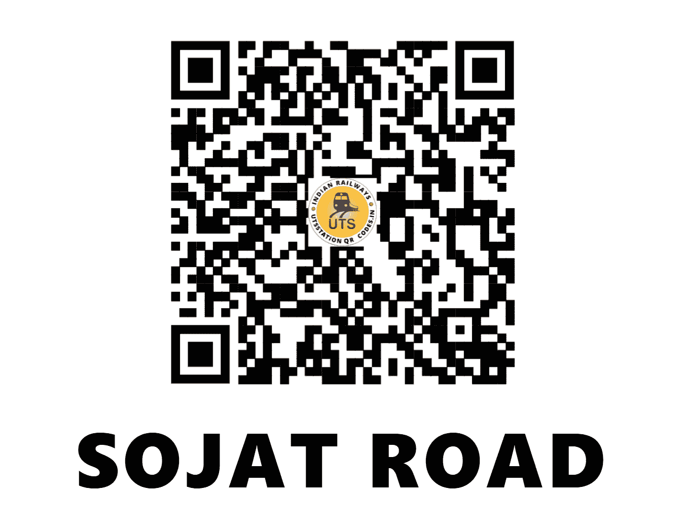 UTS QR Code for SOJAT ROAD - SOD (NW - RAJASTHAN)
