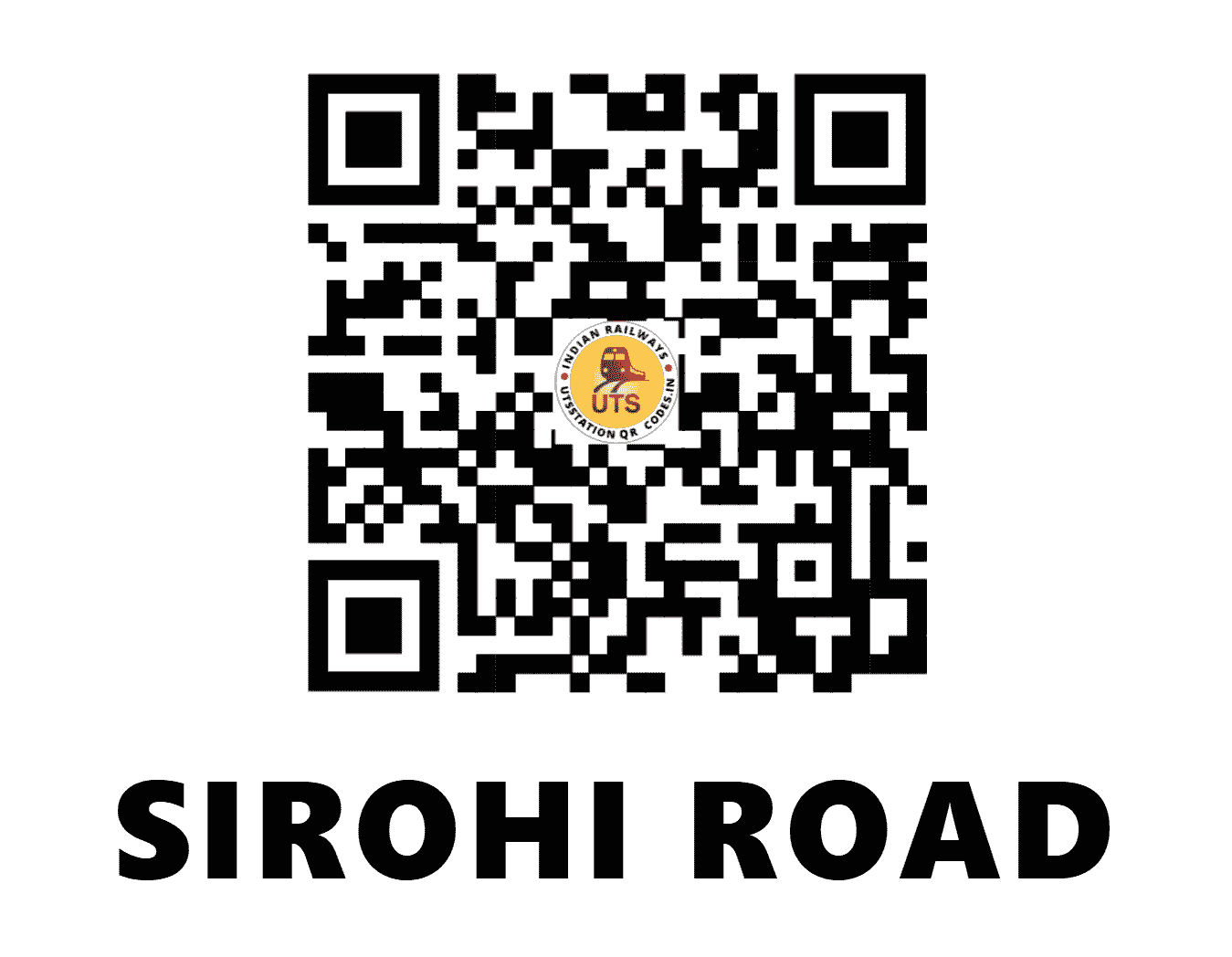 UTS QR Code for SIROHI ROAD - SOH (NW - RAJASTHAN)
