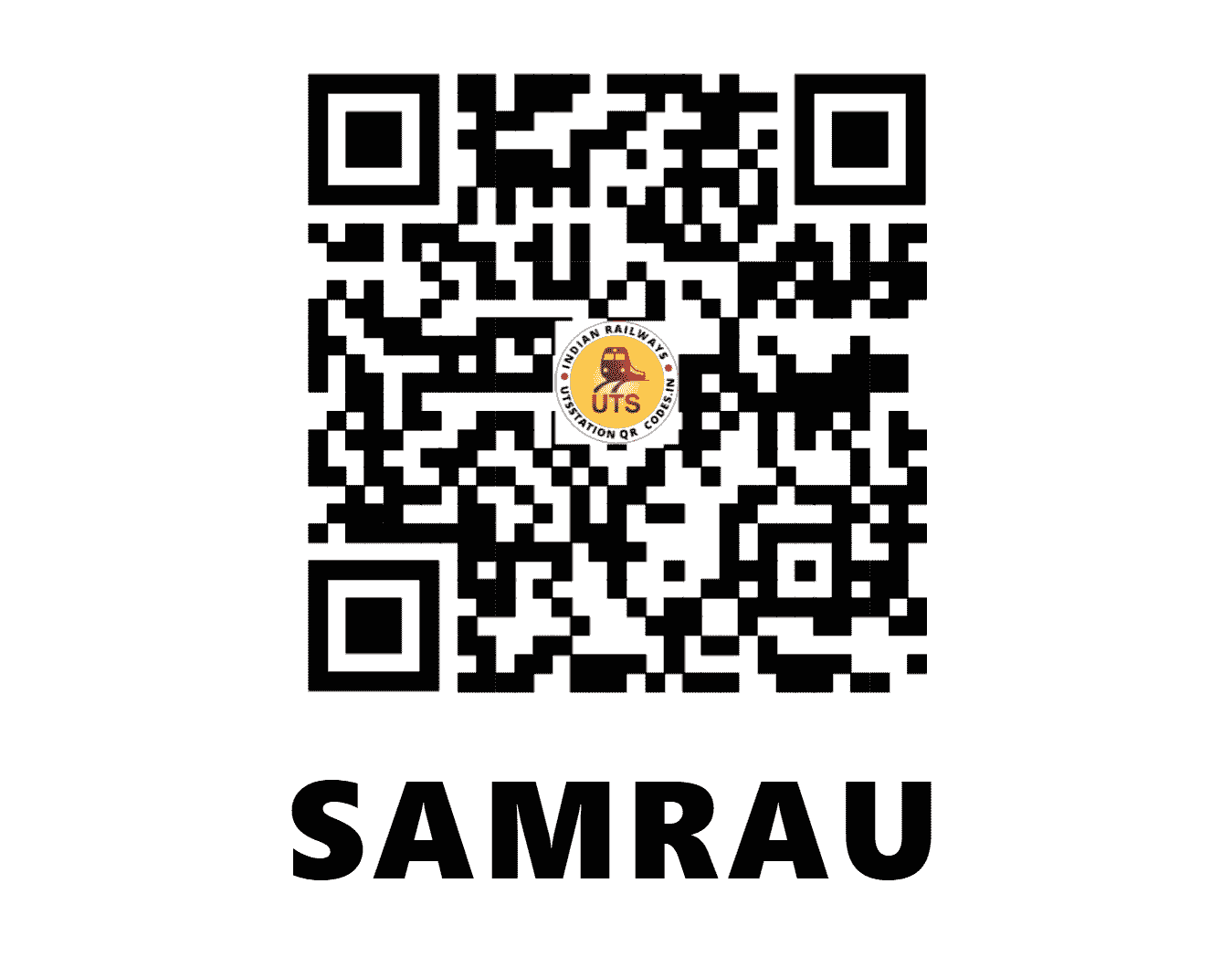 UTS QR Code for SAMRAU - SRK (NW - RAJASTHAN)