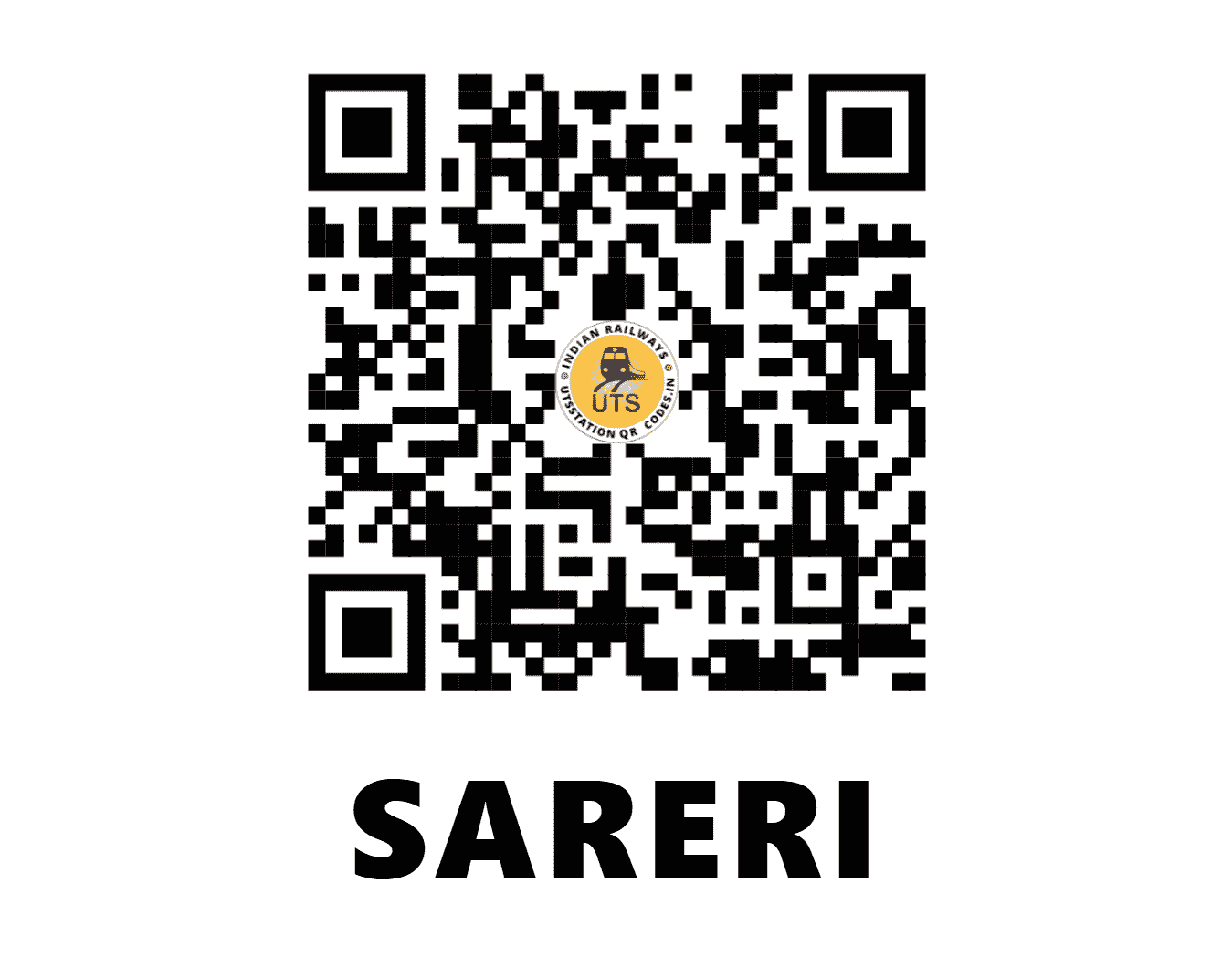 UTS QR Code for SARERI - SSR (NW - RAJASTHAN)