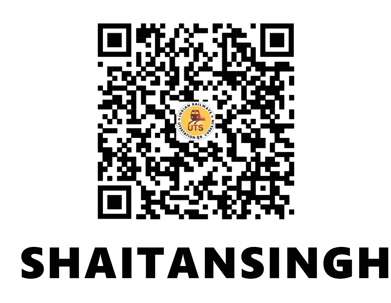 UTS QR Code for SHAITANSINGHANAGAR - STSN (NW - RAJASTHAN)