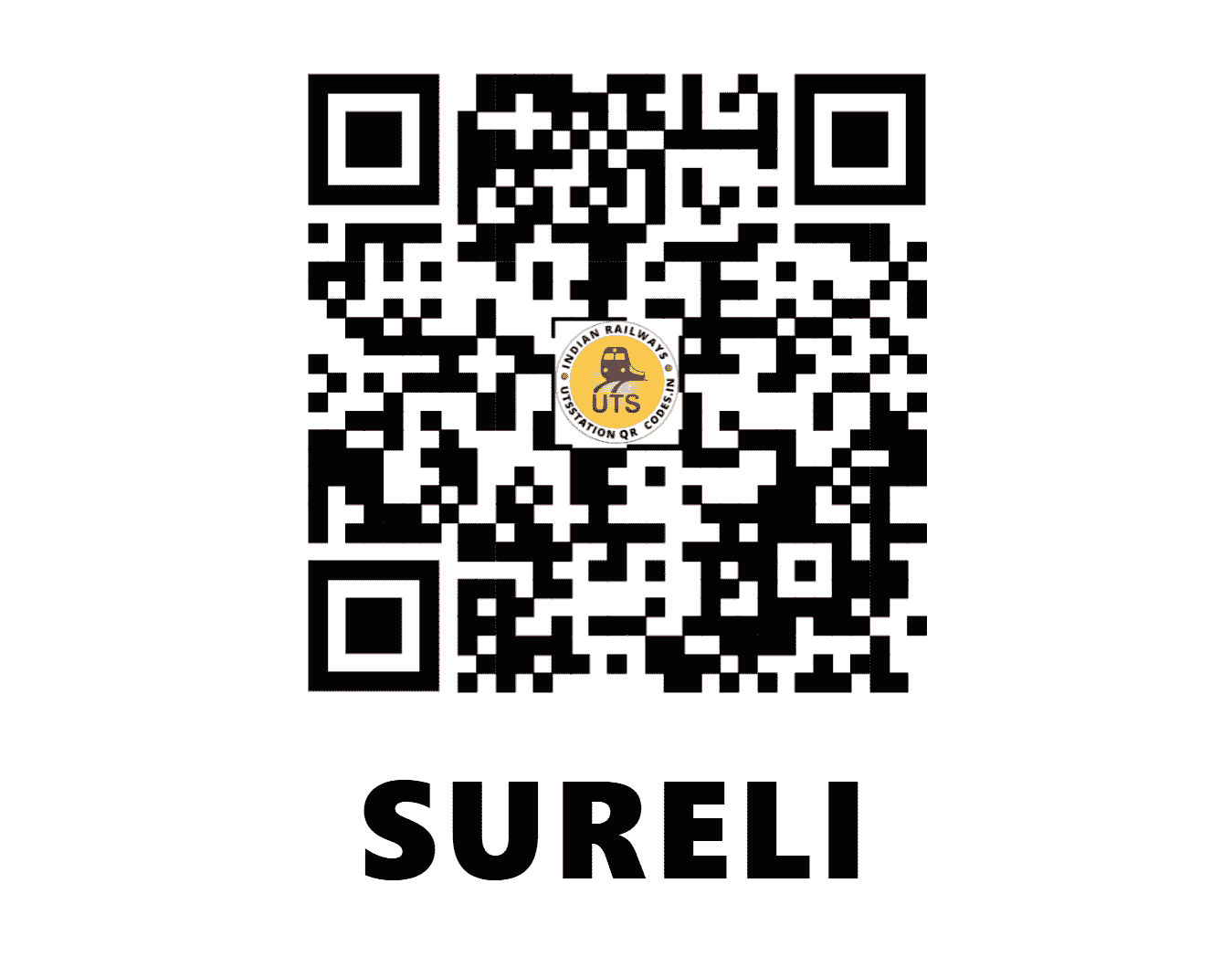 UTS QR Code for SURELI - SURL (NW - RAJASTHAN)