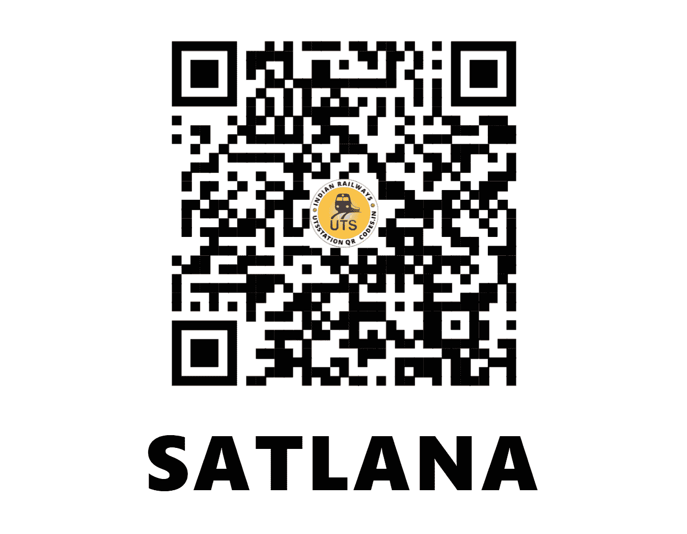 UTS QR Code for SATLANA - SUT (NW - RAJASTHAN)
