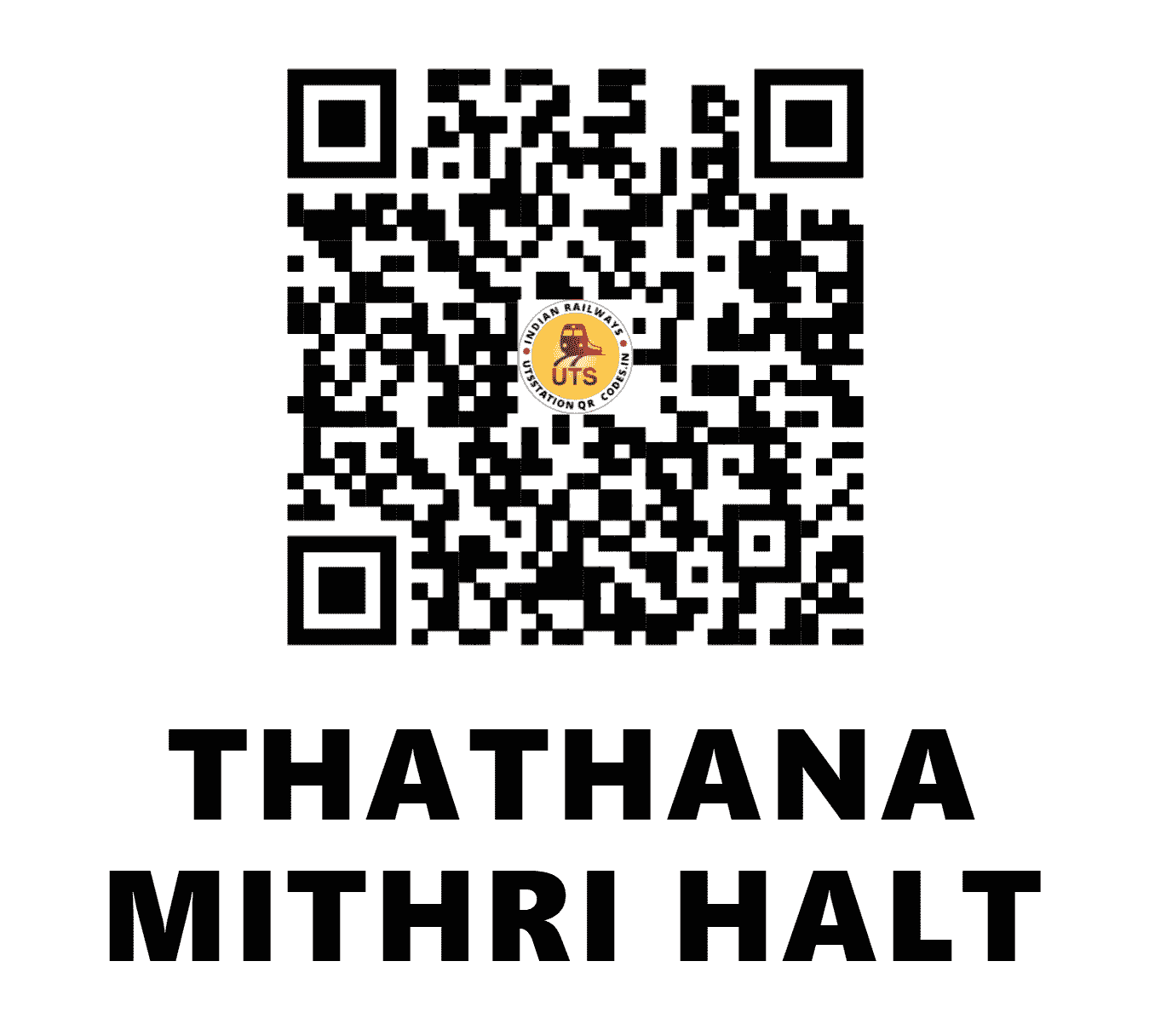 UTS QR Code for THATHANA MITHRI HALT - THMR (NW - RAJASTHAN)