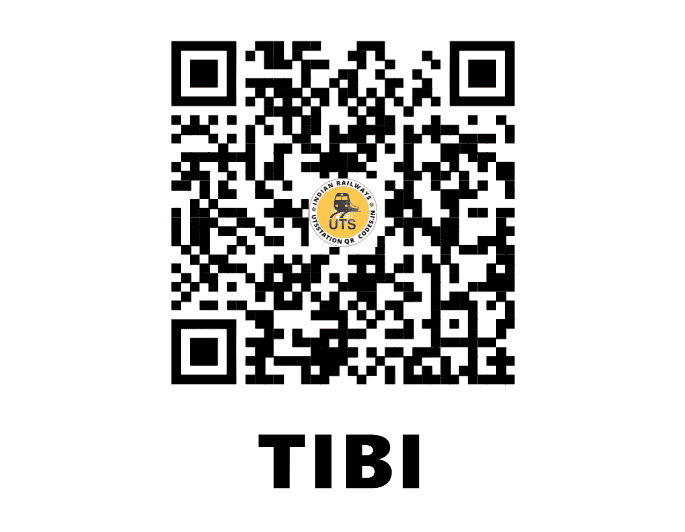 UTS QR Code for TIBI - TIBI (NW - RAJASTHAN)