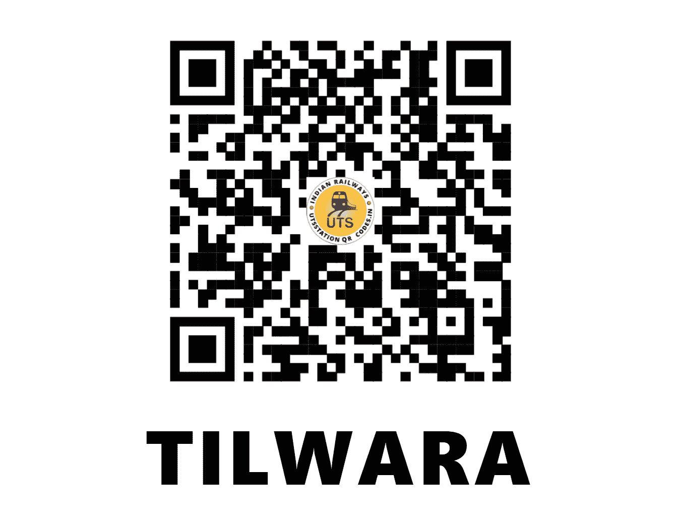 UTS QR Code for TILWARA - TWL (NW - RAJASTHAN)