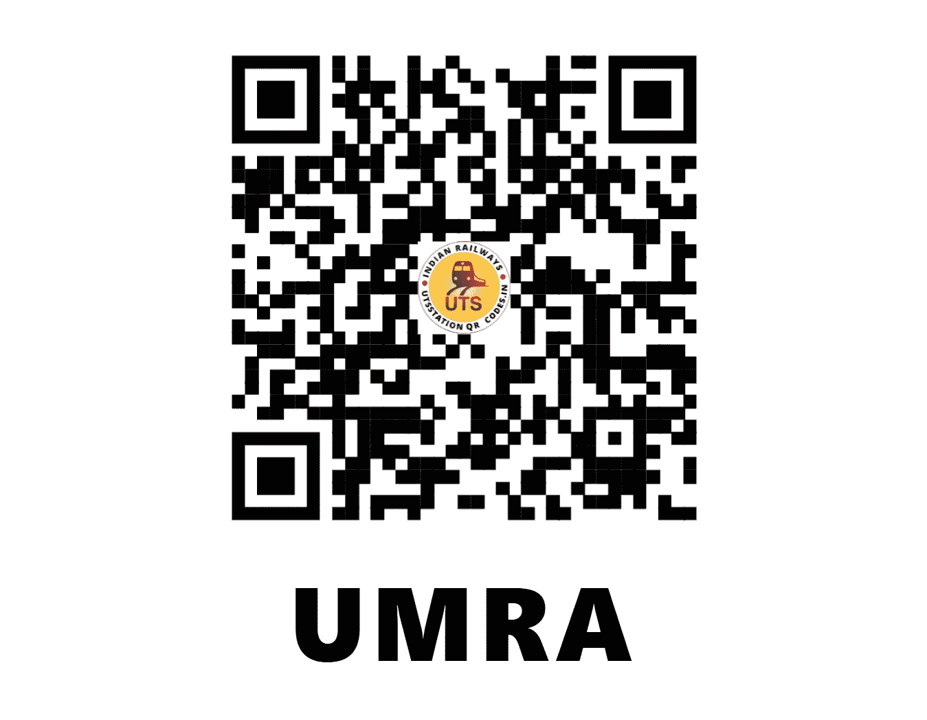 UTS QR Code for UMRA - UMRA (NW - RAJASTHAN)
