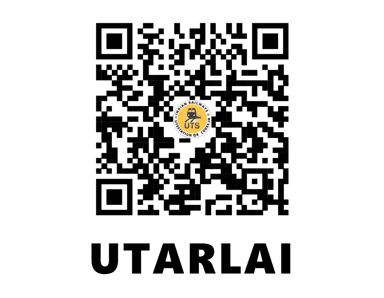 UTS QR Code for UTARLAI - UTL (NW - RAJASTHAN)