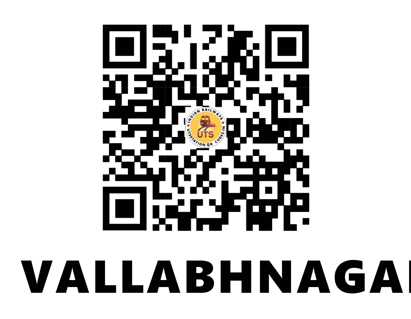 UTS QR Code for VALLABHNAGAR - VBN (NW - RAJASTHAN)
