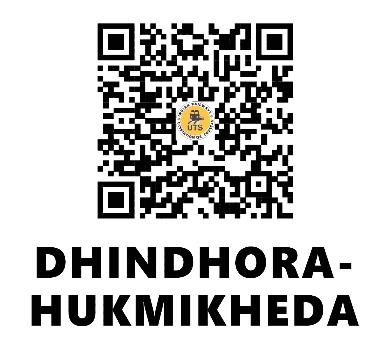 UTS QR Code for DHINDHORA-HUKMIKHEDA - DNHK (WC - RAJASTHAN)