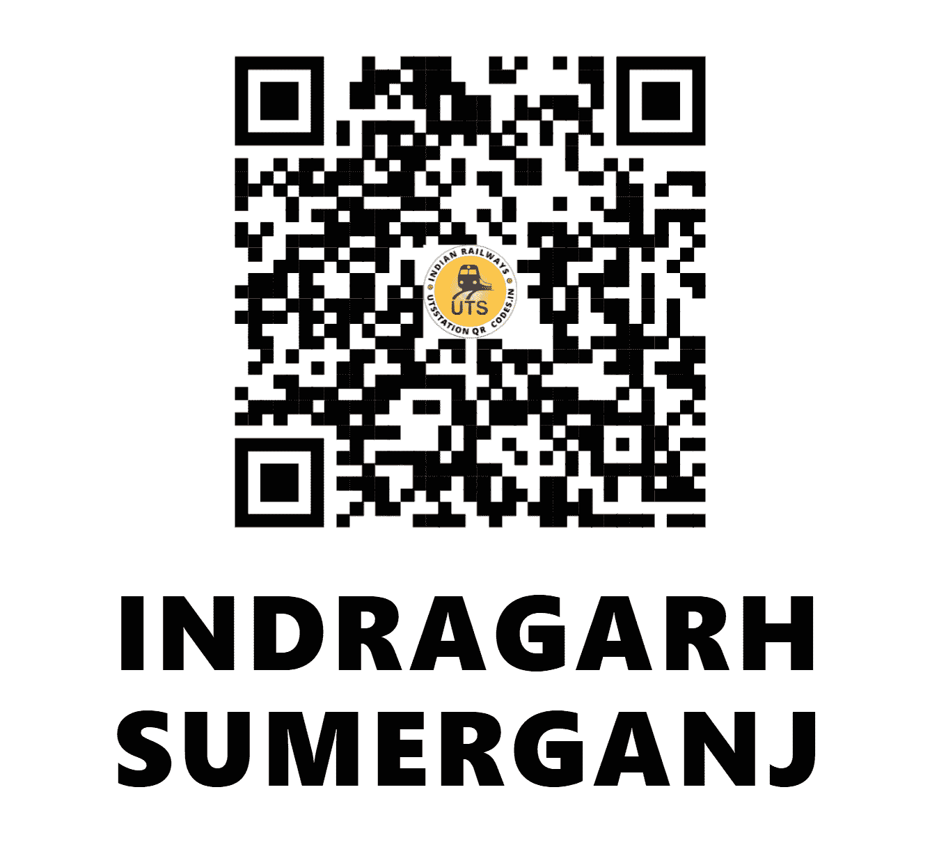 UTS QR Code for INDRAGARH SUMERGANJ - IDG (WC - RAJASTHAN)