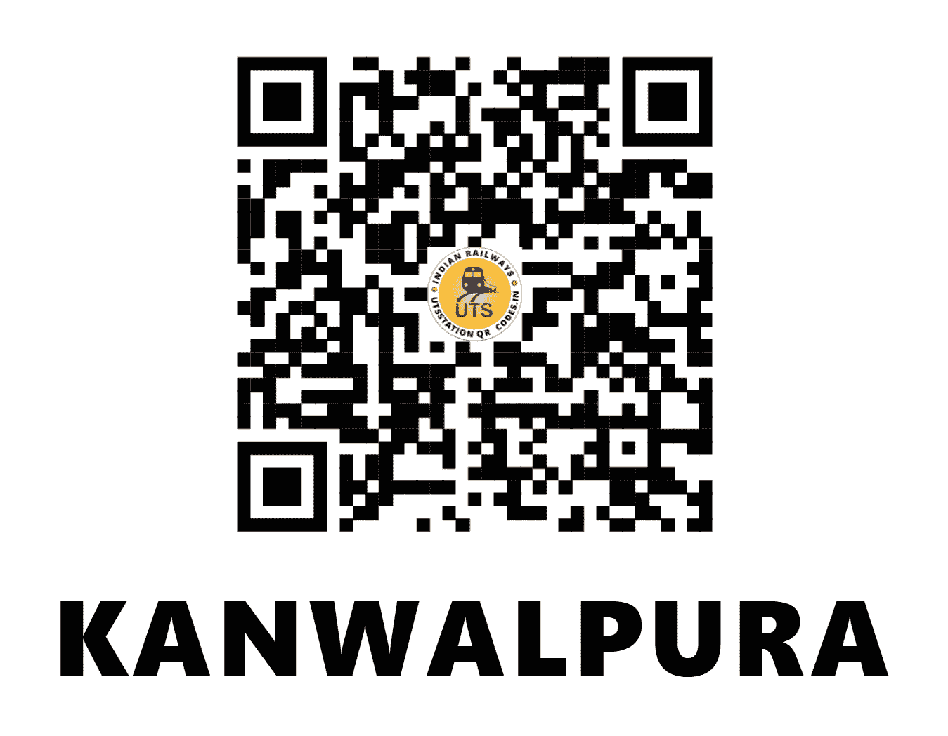 UTS QR Code for KANWALPURA - KIW (WC - RAJASTHAN)