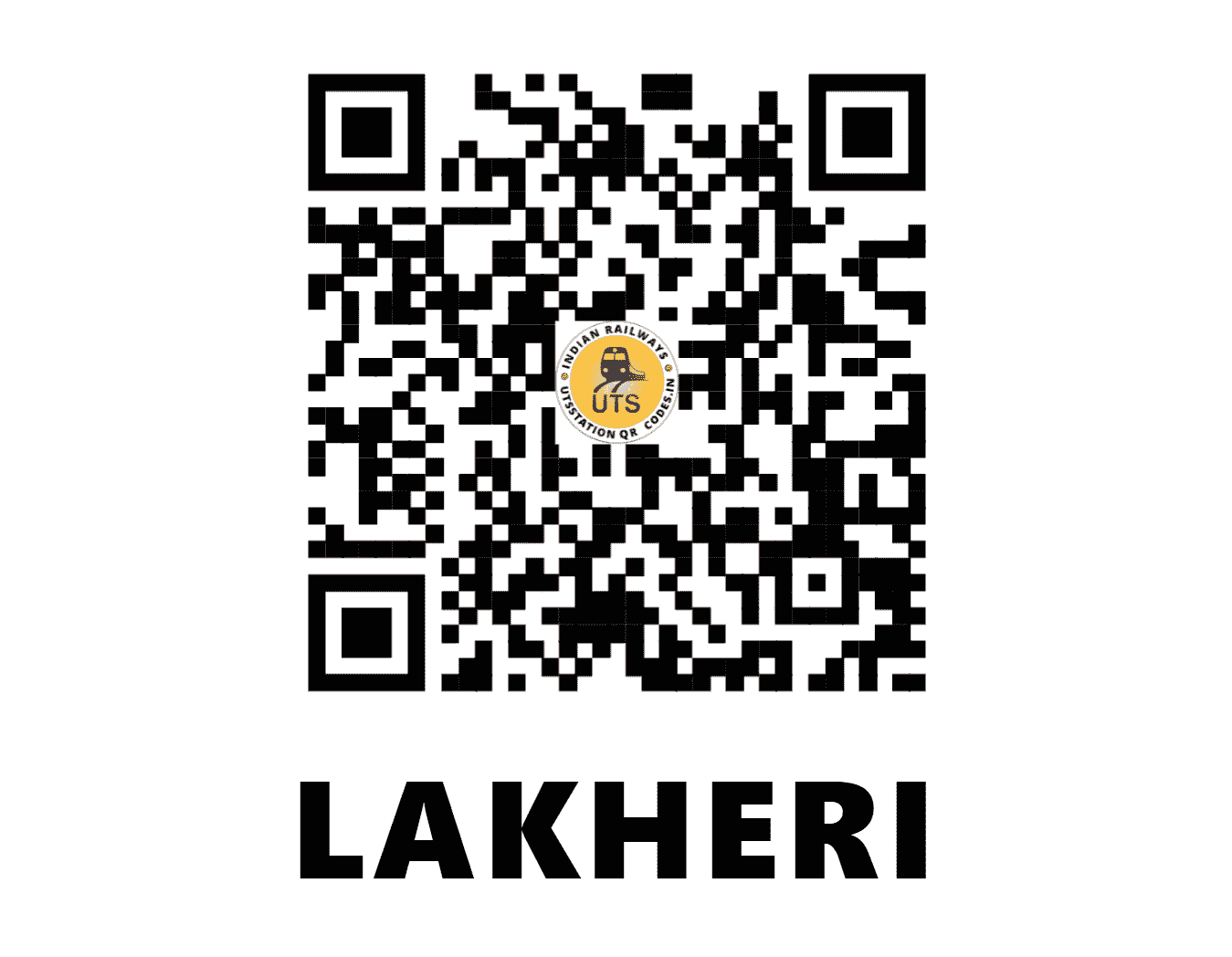 UTS QR Code for LAKHERI - LKE (WC - RAJASTHAN)